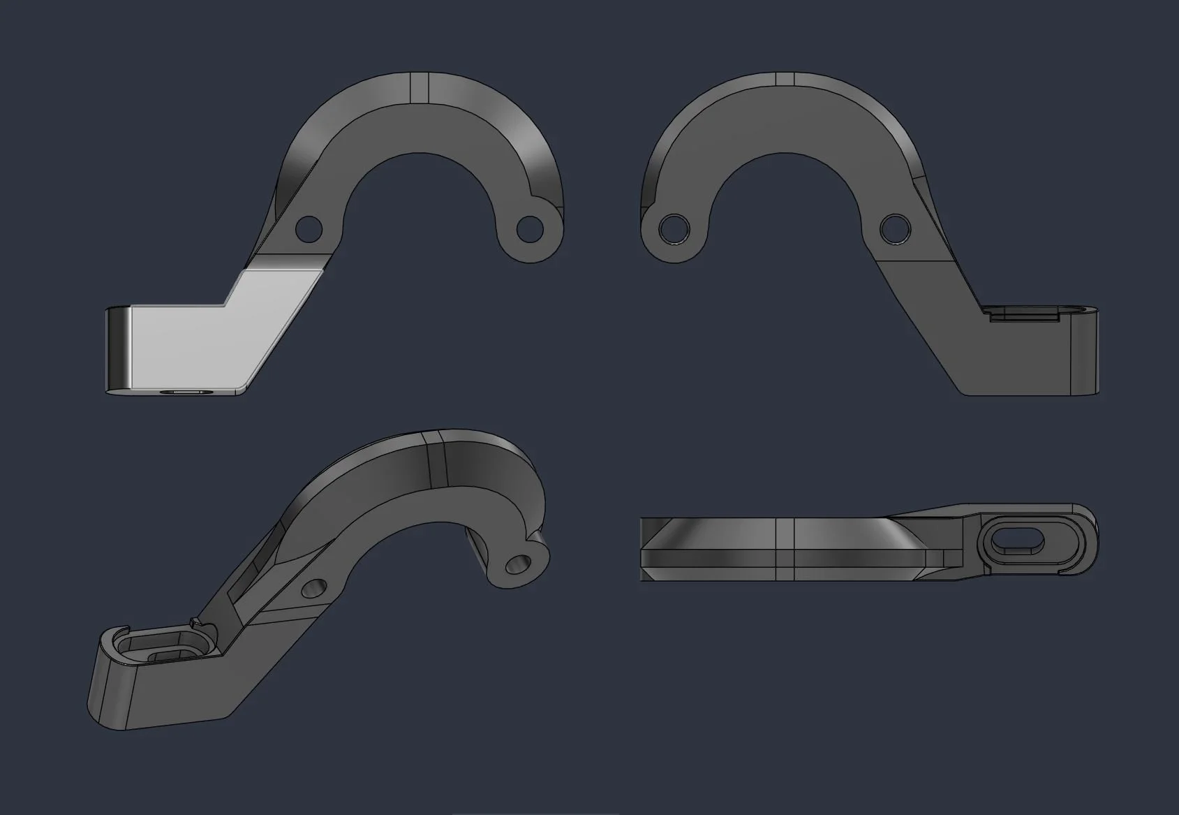 Custom Steering Arm withi Recessed Adjustable Steering Ratio Slug Option.JPG