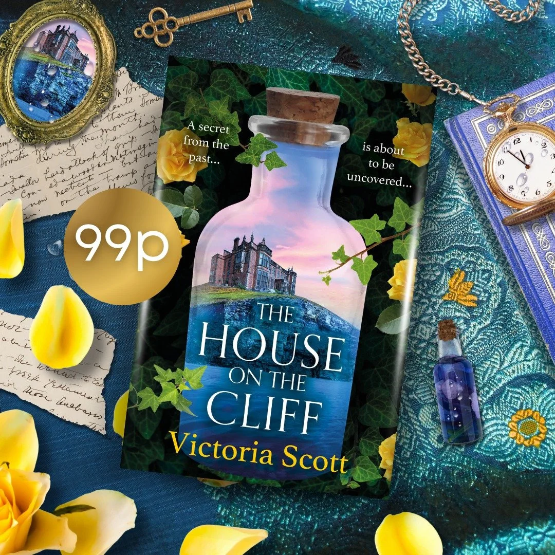 ***Bargain alert***
My new novel The House on the Cliff is on a kindle monthly deal for November, so it'll be 99p throughout the month. 
Grab it while it's cheaper than a pack of 8 plain poppadoms from Tesco (price checked from my recent shop - &poun