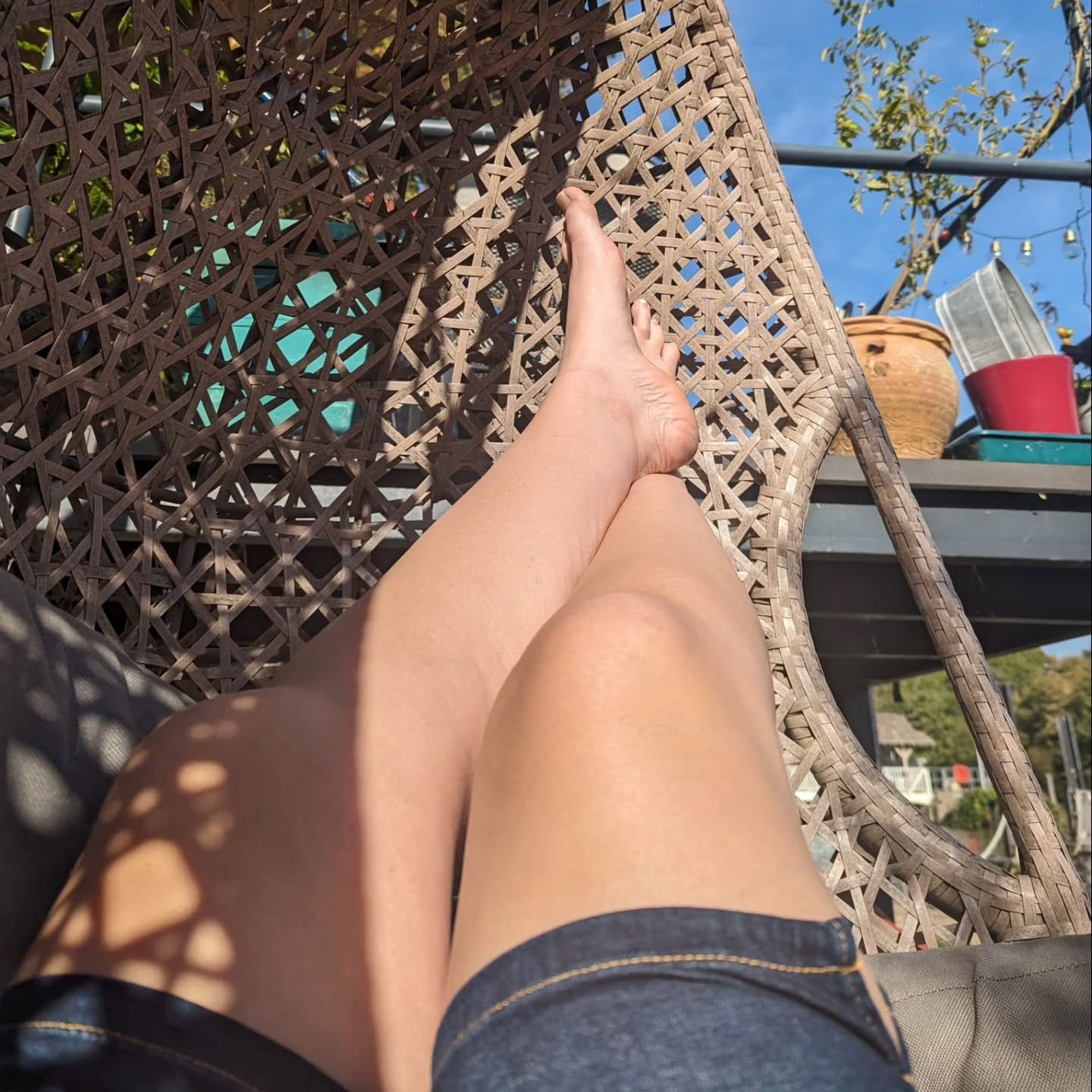 It's World Book Day! Every author's favourite day (closely followed by the day you hand in your final manuscript to your editor, it must be said.) In honour of the joy of reading, please enjoy this delightful photo of my lower legs in my favourite re