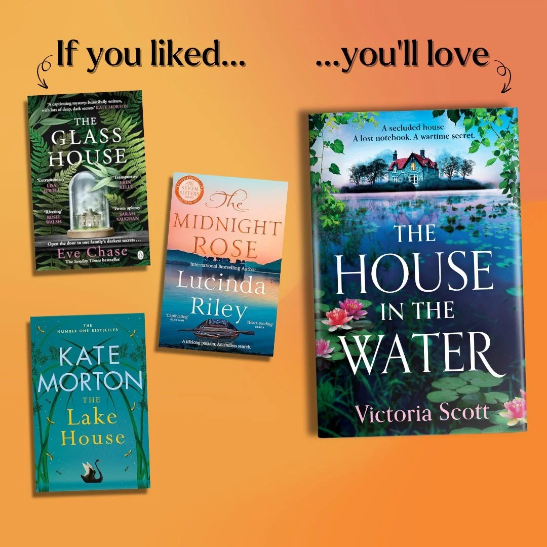 It's October - the perfect time for a spooky read! My historical ghost story, The House in the Water, is set on an isolated Thames island in WWII, where young men traumatised by war are being looked over by military nurses and doctors. 
Link in my bi