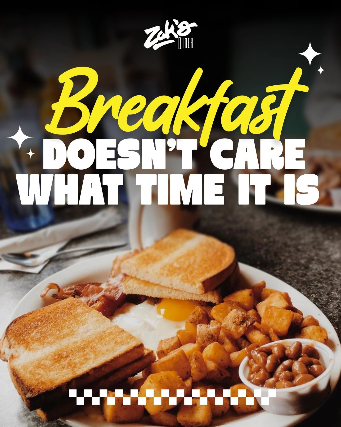 Breakfast people get it. 🍳✨

You don't stop wanting pancakes because the clock says 4:00 PM.

And somehow eggs, bacon, and coffee always sound like a good idea.
Some cravings just don't follow rules.

Tag someone who orders breakfast at absolutely a