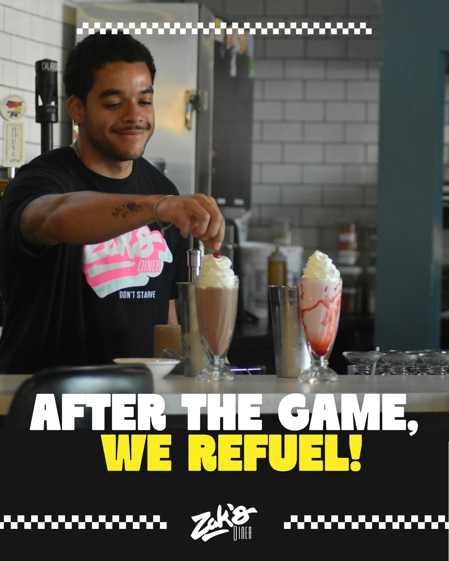 You said you'd grab food after.

What you meant was:
Sit down, replay every moment, argue about one call, and somehow stay for another hour. 🏀😄

Win or lose, the post-game recap always tastes better with good food on the table.

Share this with you