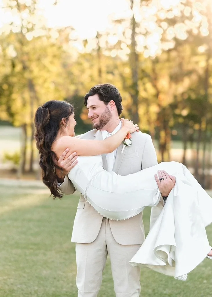 New Orleans Couple on their wedding day at the Greystone Country Club in Baton Rouge 