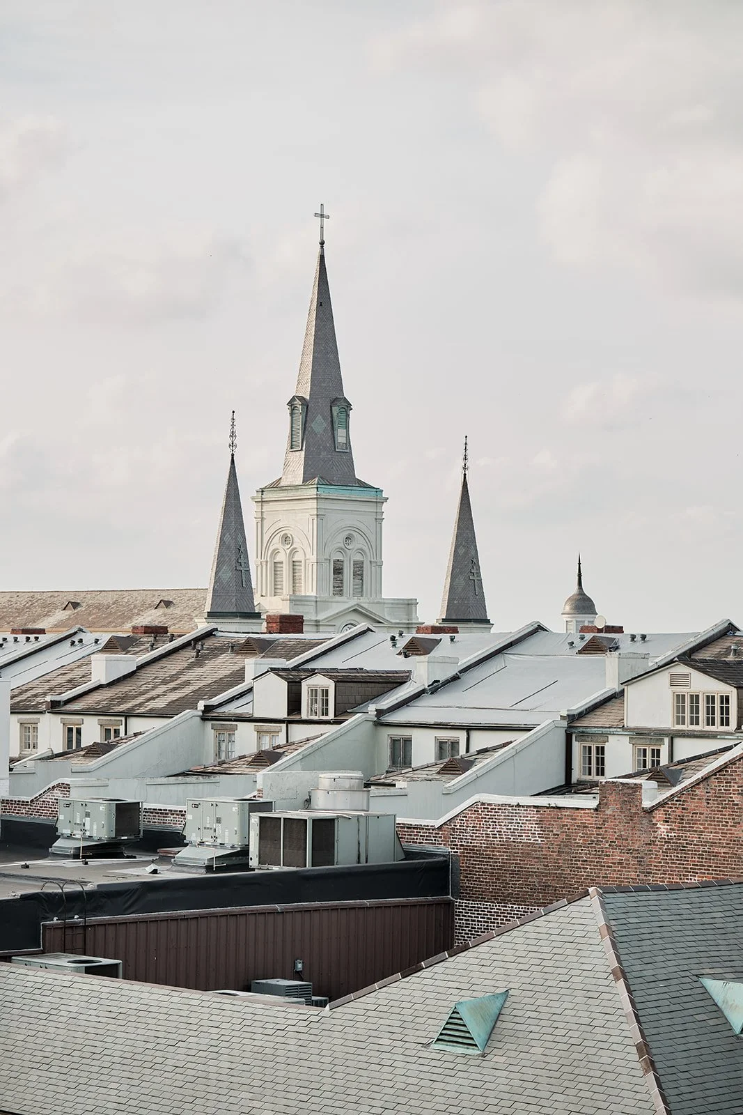 Rooftop view at a rooftop wedding venue in New Orleans