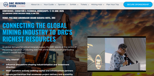 Patrick Gaincko to speak at DRC Mining Week 2026 on solving the skills shortage in Africa’s mining sector.