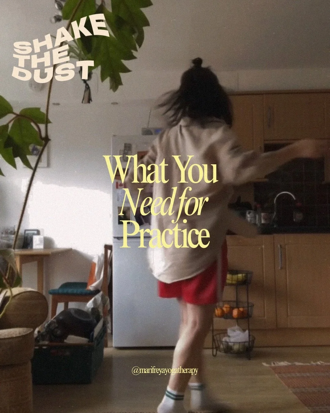 No equipment needed for Shake Session - your body's your best tool 💫

A soft, curious stance on your inner world and its workings 🌀

A pledge to tune in and observe 👂🏼 

Making space for Awareness, Presence, and Joy, so much Joy available, ground