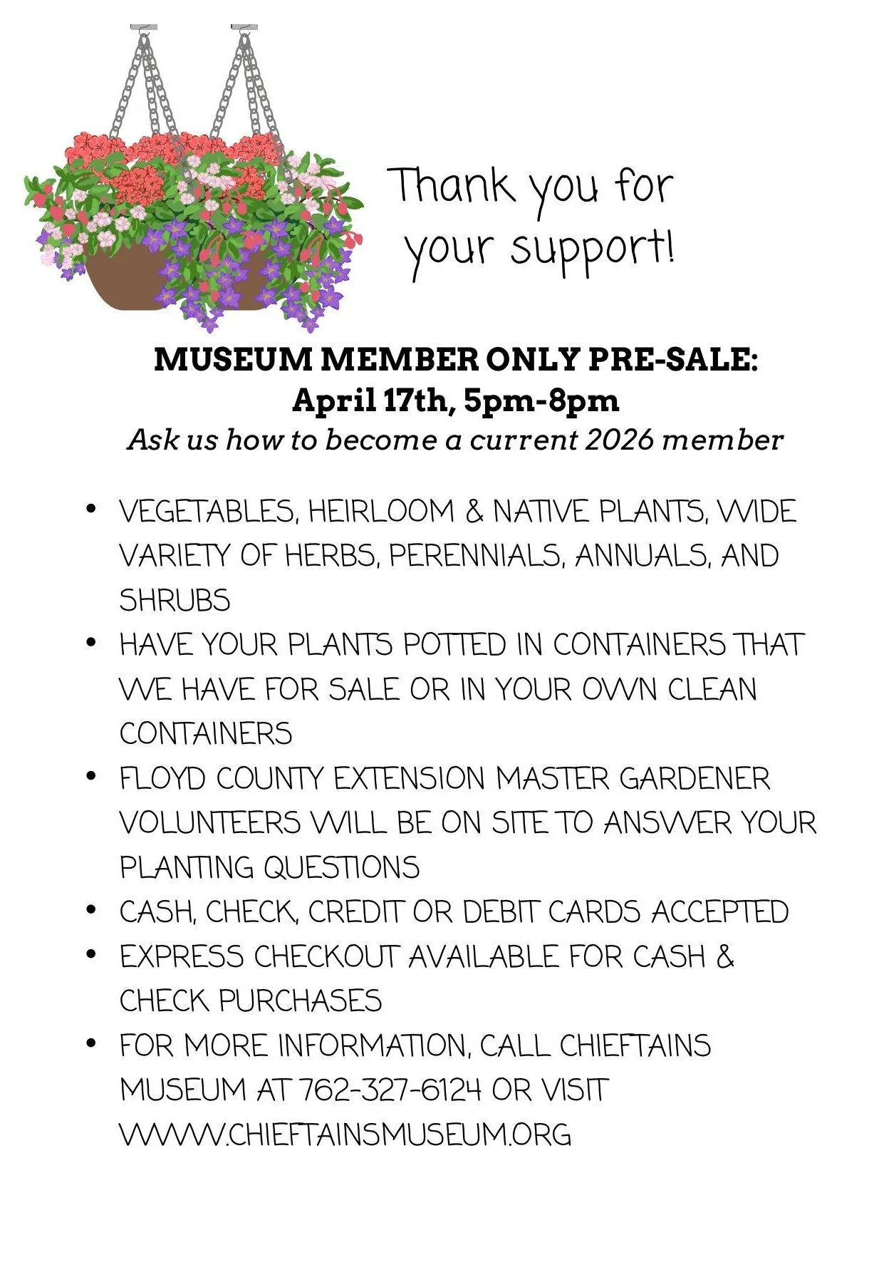 Members Only Plant Pre-Sale