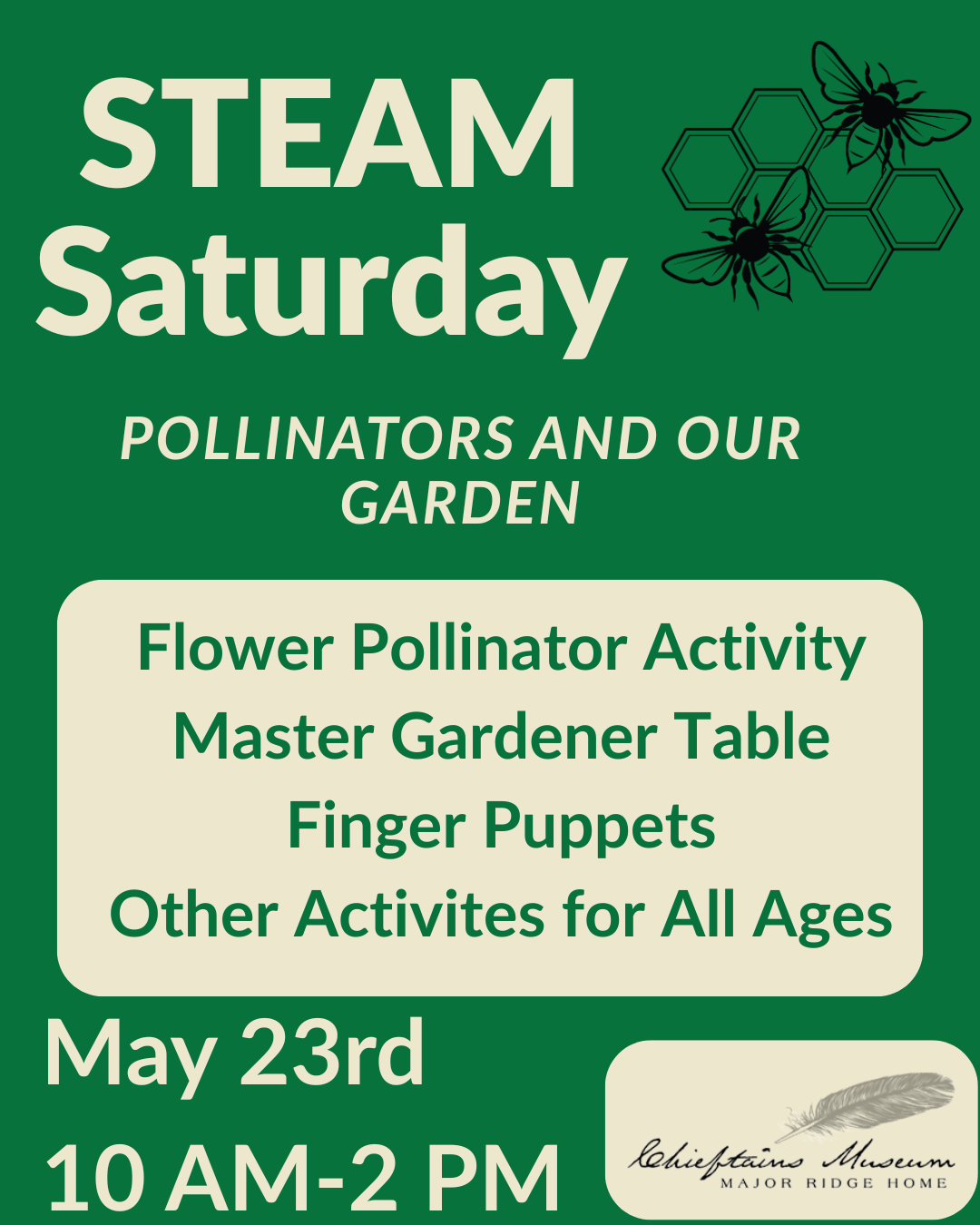 STEAM Saturday: Pollinators and Our Garden