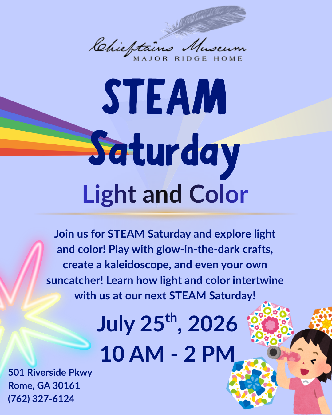 STEAM Saturday: Light and Color