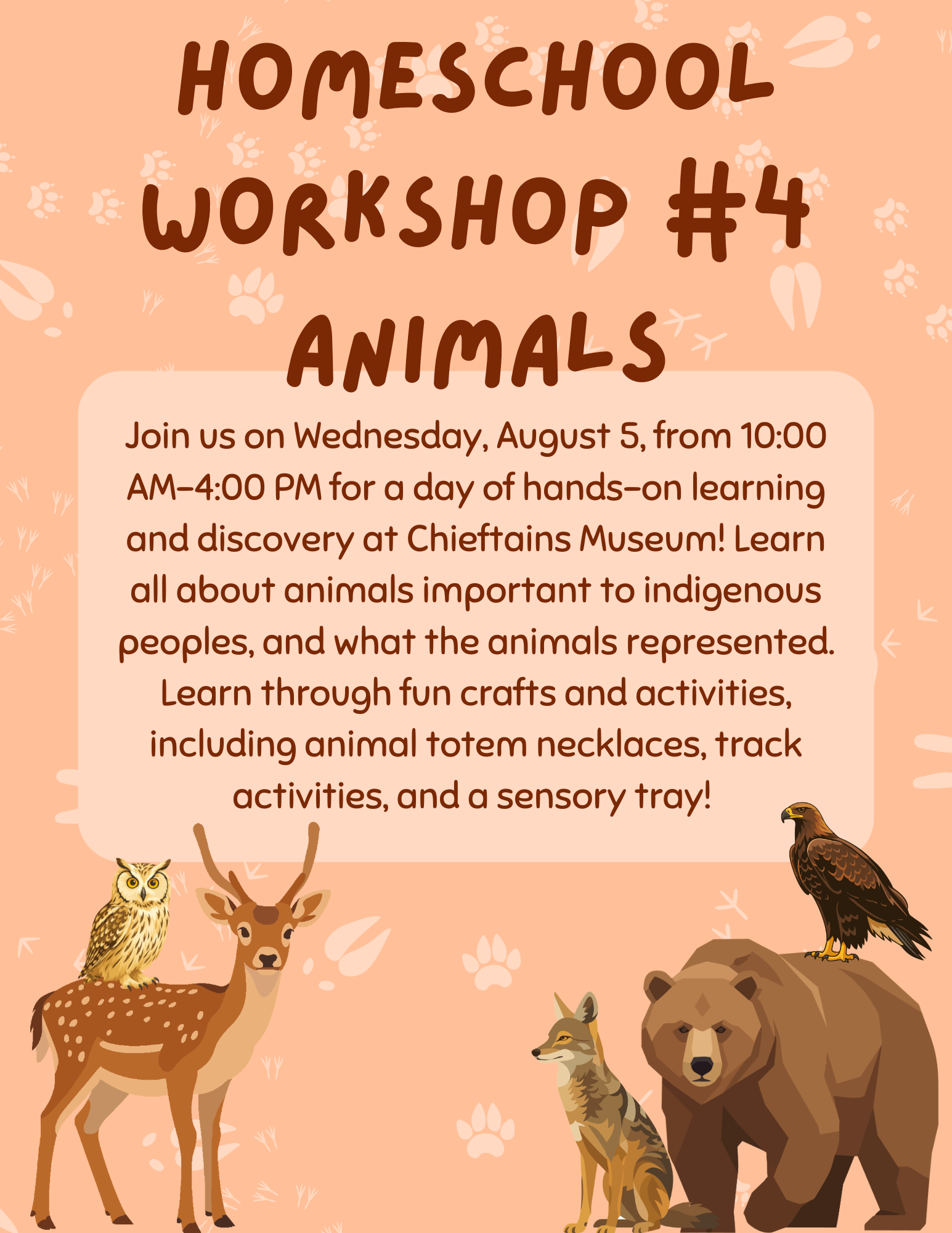 Homeschool Workshop #4: Animals