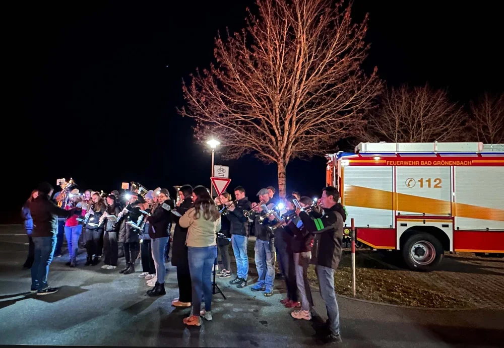 In Bad Grönenbach spielen die Blechbläser auf.