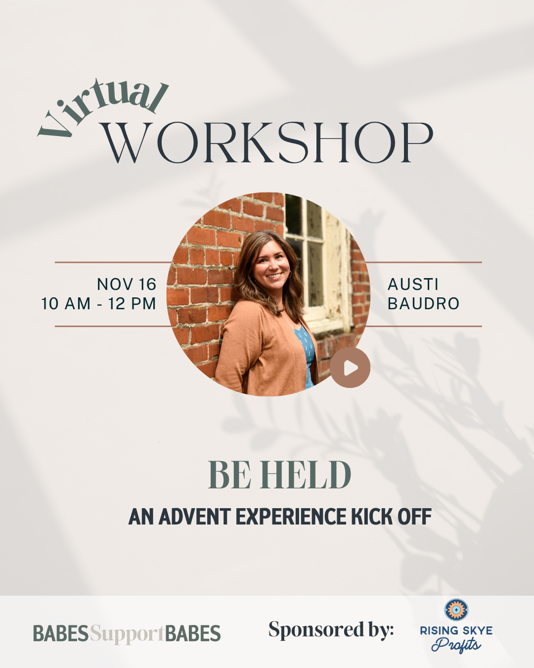Be Held: An Advent Experience 