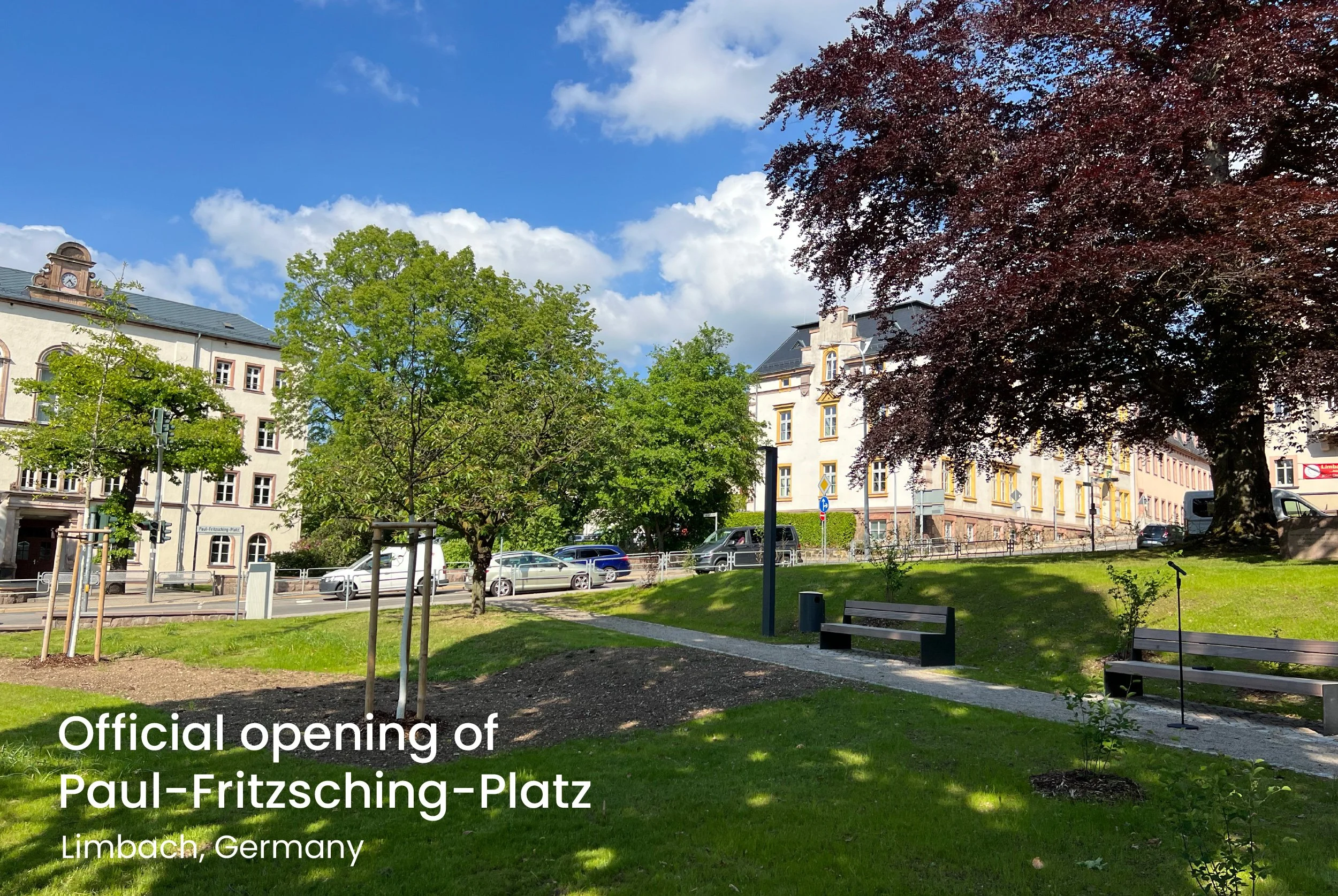 Offizielle Eröffnung des Paul-Fritzsching-Platzes, Limbach