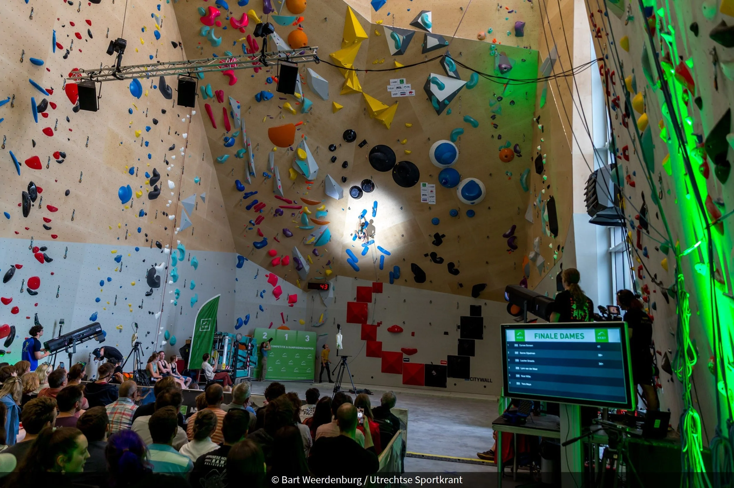 NK Lead markeert debuut van National Climbing Center Nieuwegein