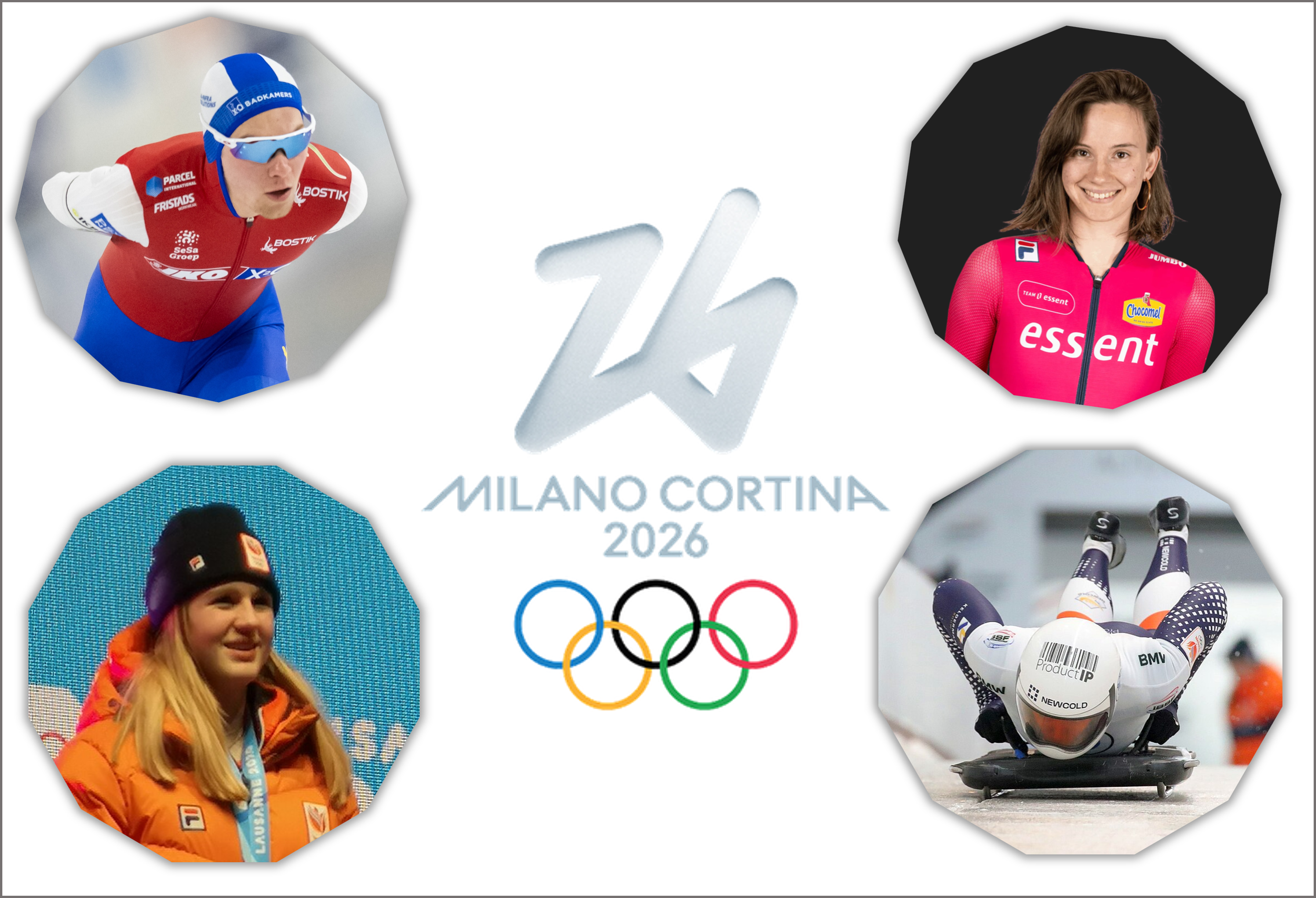 Op het ijs en op de slee, ze dromen allemaal van een olympische plak