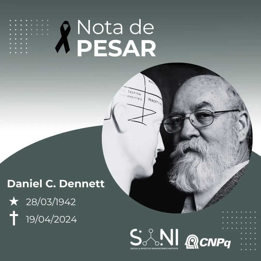 NOTA DE PESAR | Daniel C. Dennett, fil&oacute;sofo, escritor e cientista cognitivo norte-americano, morre aos 82 anos em Portland, Maine. Dennett deixou um legado significativo no campo da filosofia, explorando temas como consci&ecirc;ncia, livre-arb