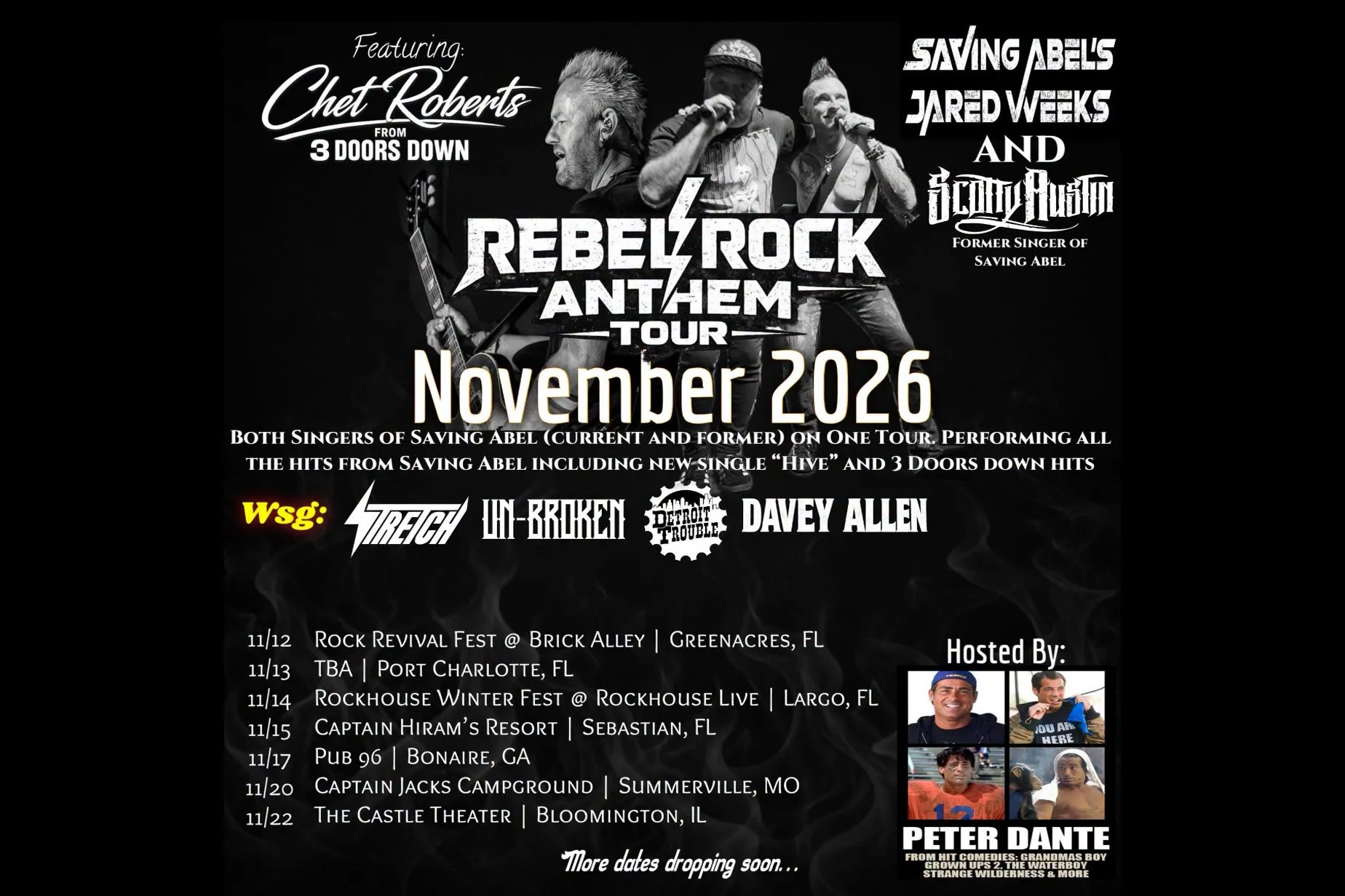 Rebel Rock Anthem Tour | Rock Revival Fest @ Brick Alley - Greenacres, FL