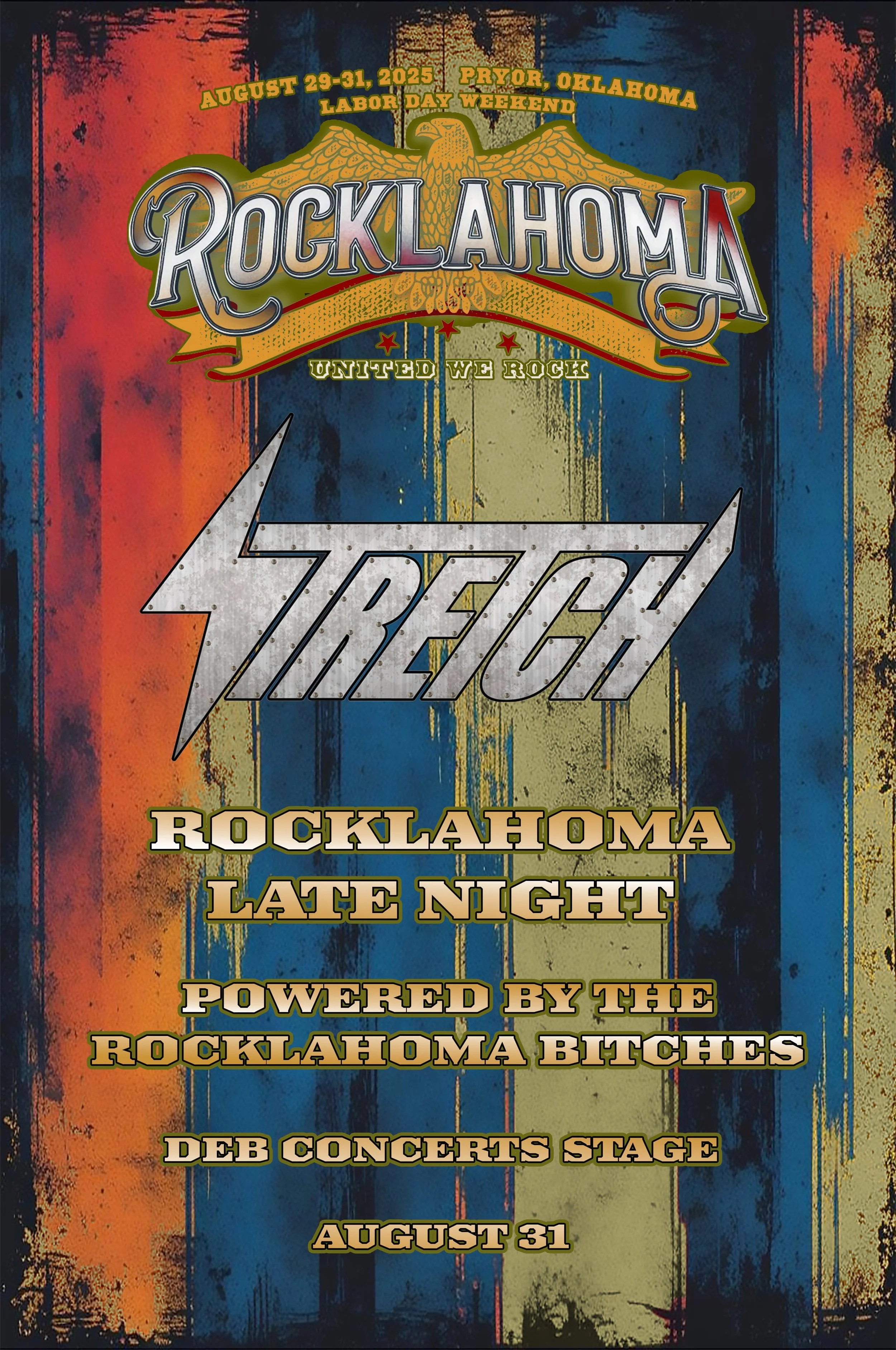 Closing out Rocklahoma 2025 on the DEB Stage