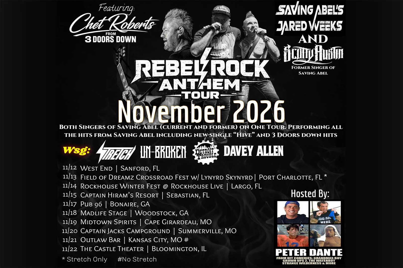 Rebel Rock Anthem Tour | Rock Revival Fest @ Brick Alley - Greenacres, FL
