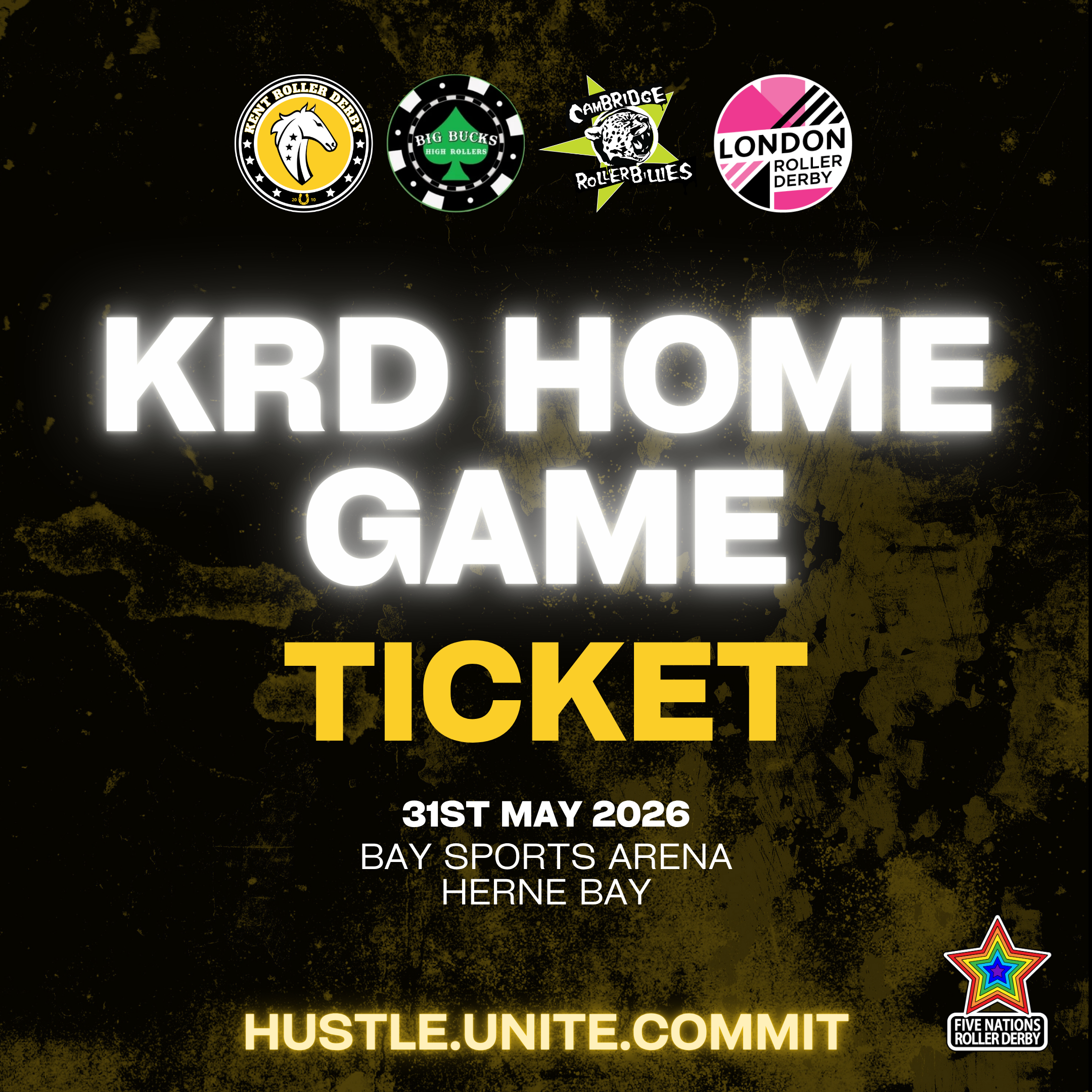 Kent Roller Derby Home Game: Five Nations 2026