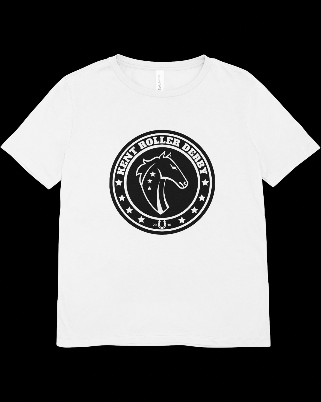 Kent Roller Derby Logo T-Shirt White