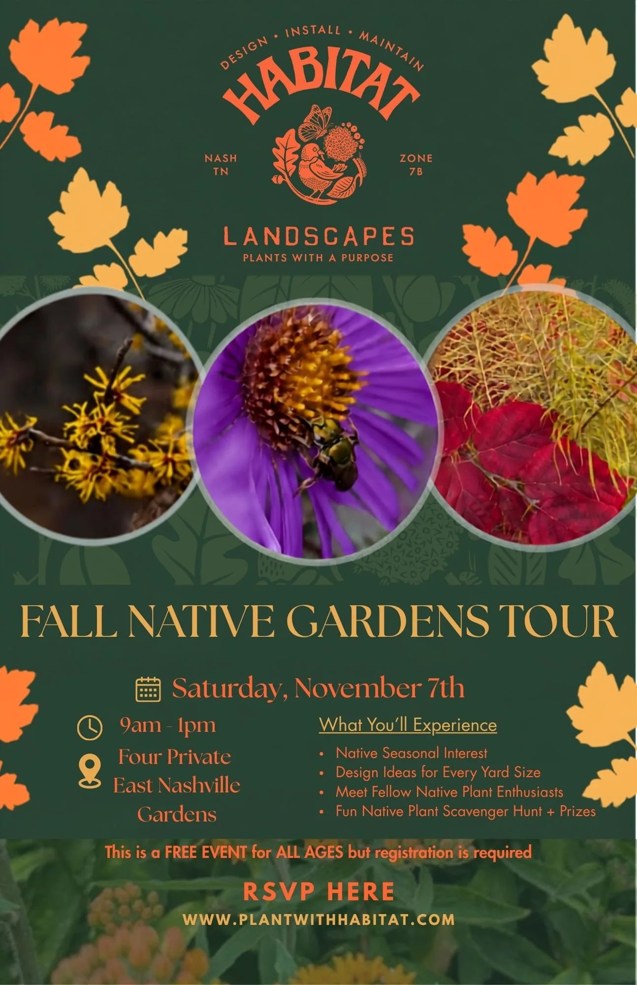 Fall Native Gardens Tour