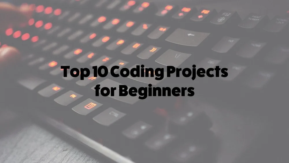 Top 10 Coding Projects for Beginners — Inspirit AI image.