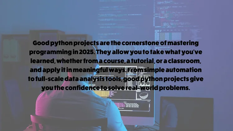 85+ Good Python Projects to Build in 2025 (Beginner to Advanced ...