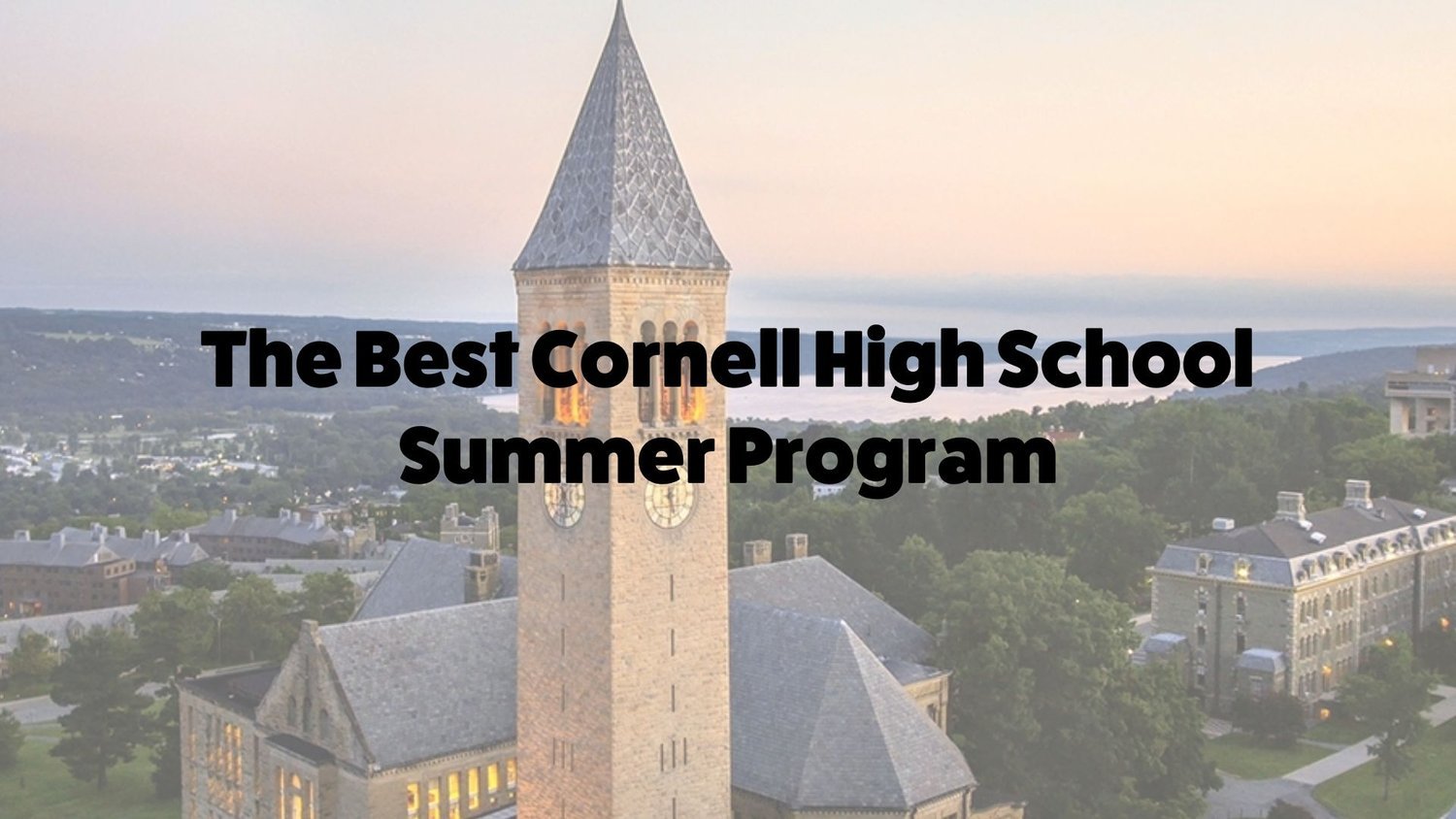 The Best Cornell High School Summer Program — Inspirit AI