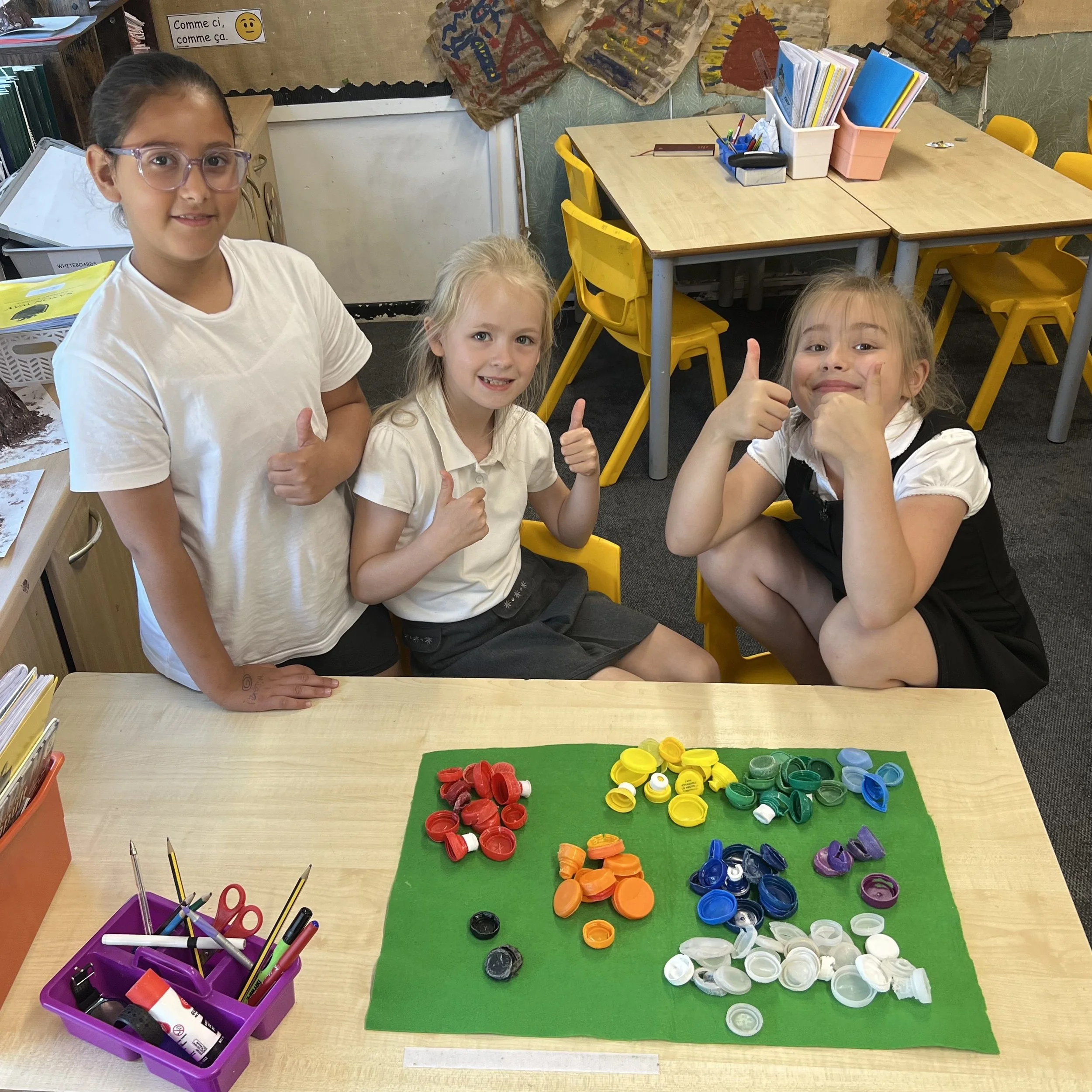 Pupils at Saxon Way Primary School