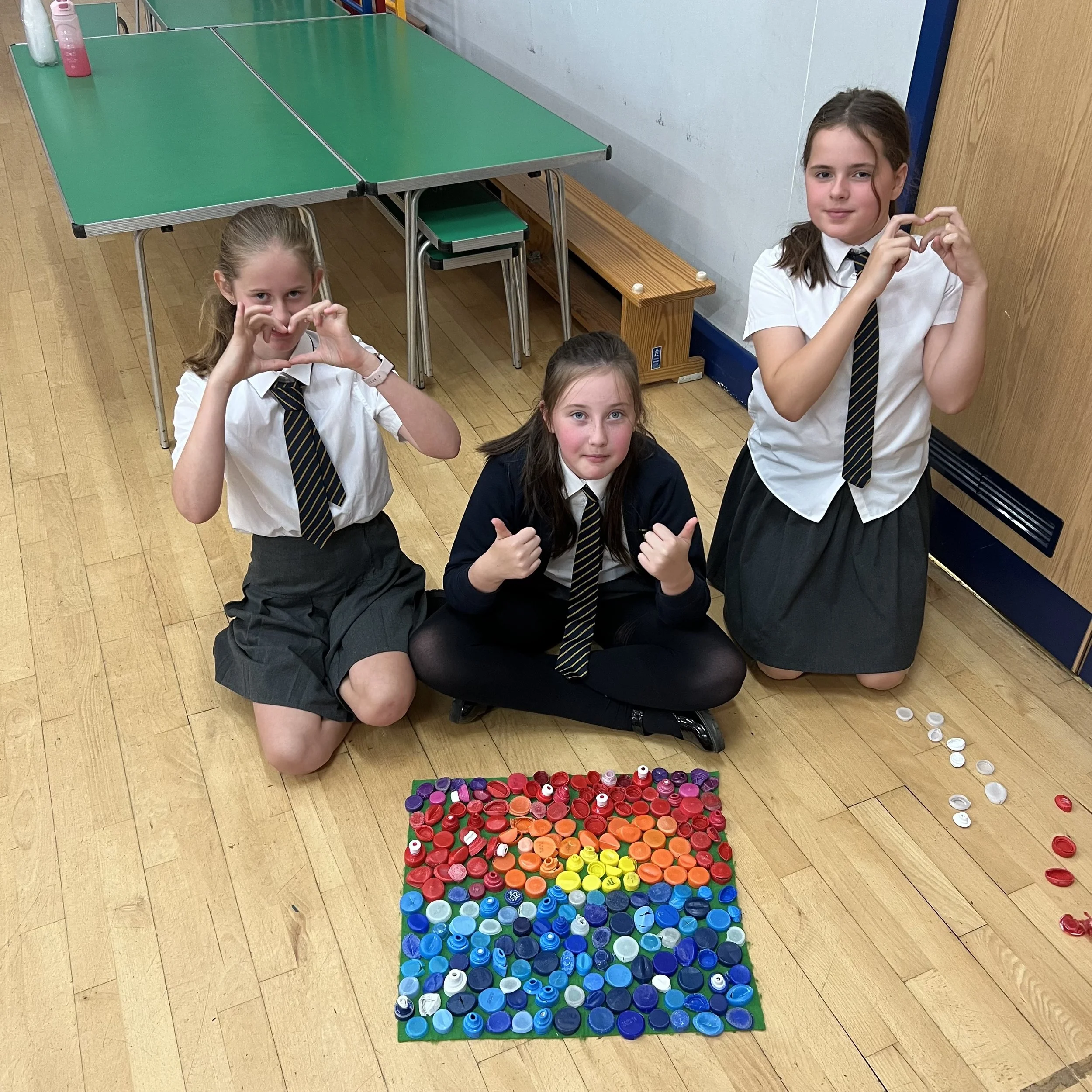 Pupils at St. Giles Primary School