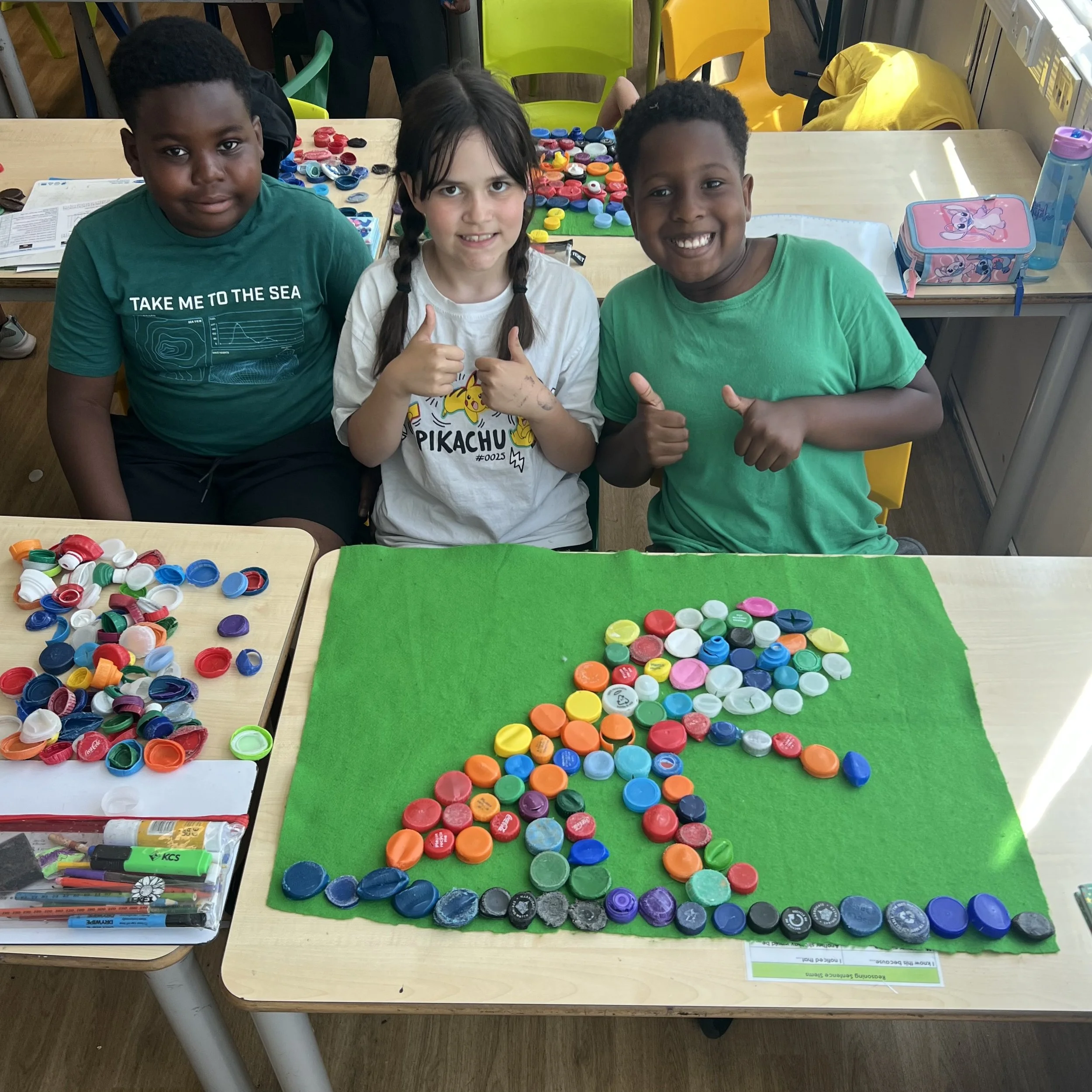 Pupils at Saxon Way Primary School