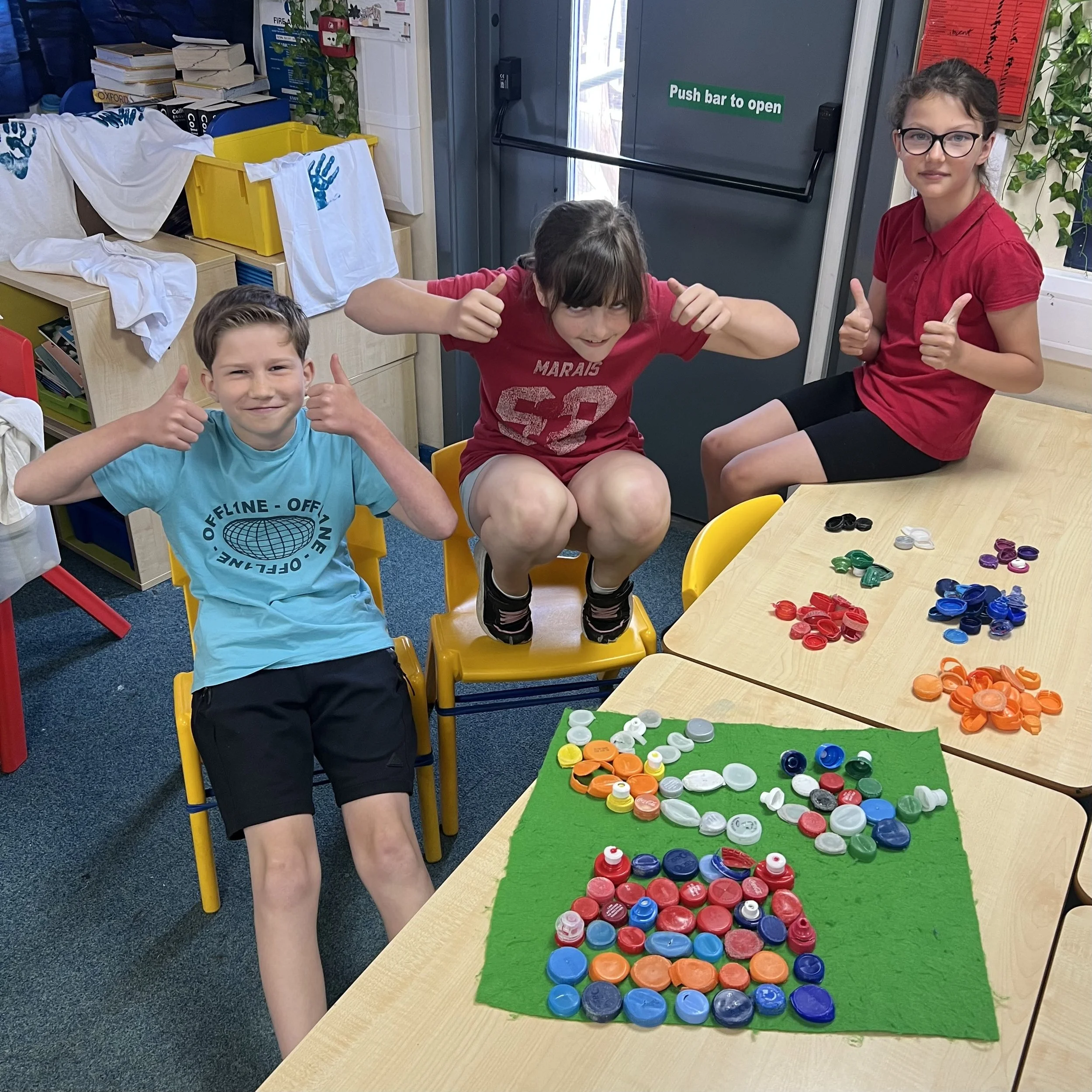 Pupils at Saxon Way Primary School