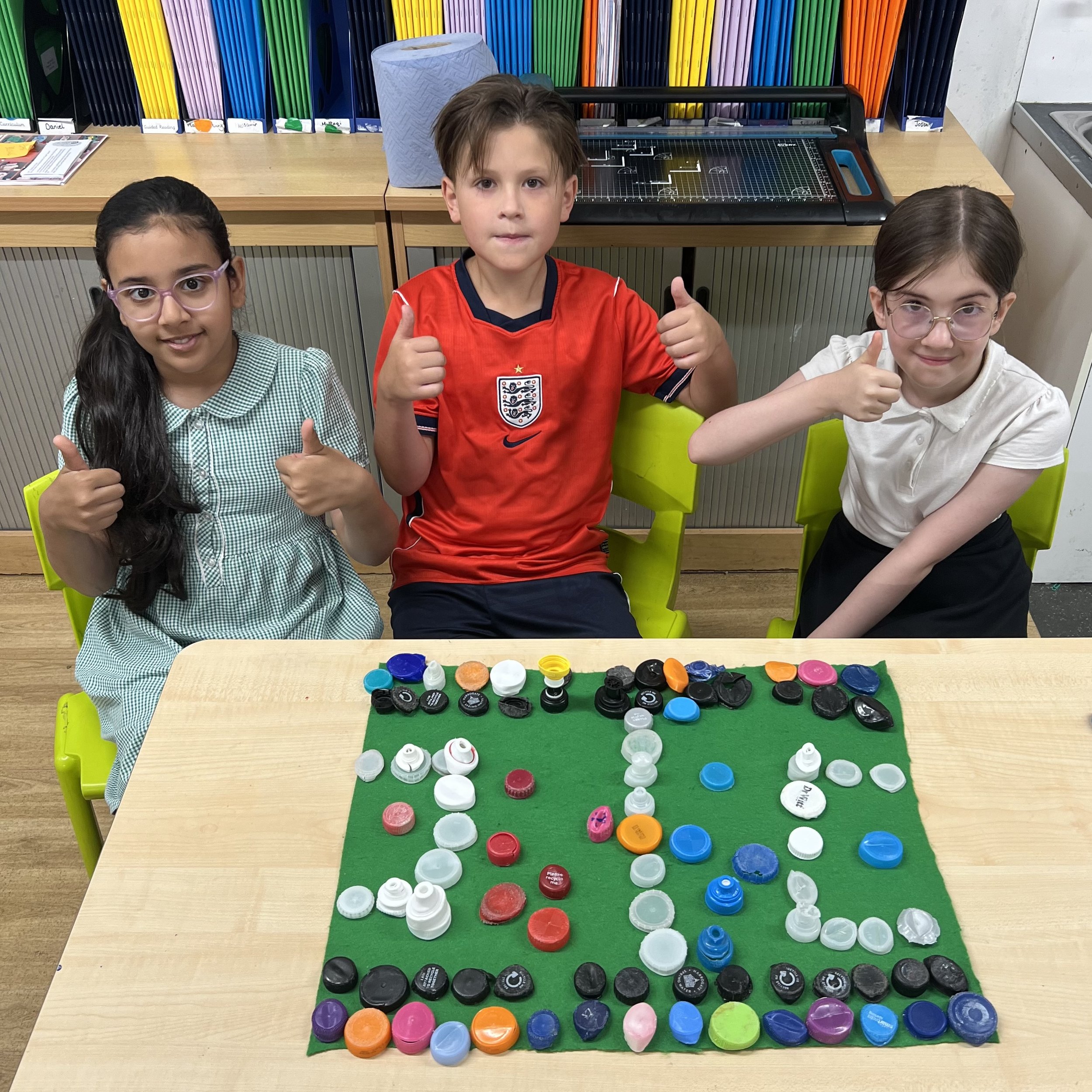 Pupils at Saxon Way Primary School