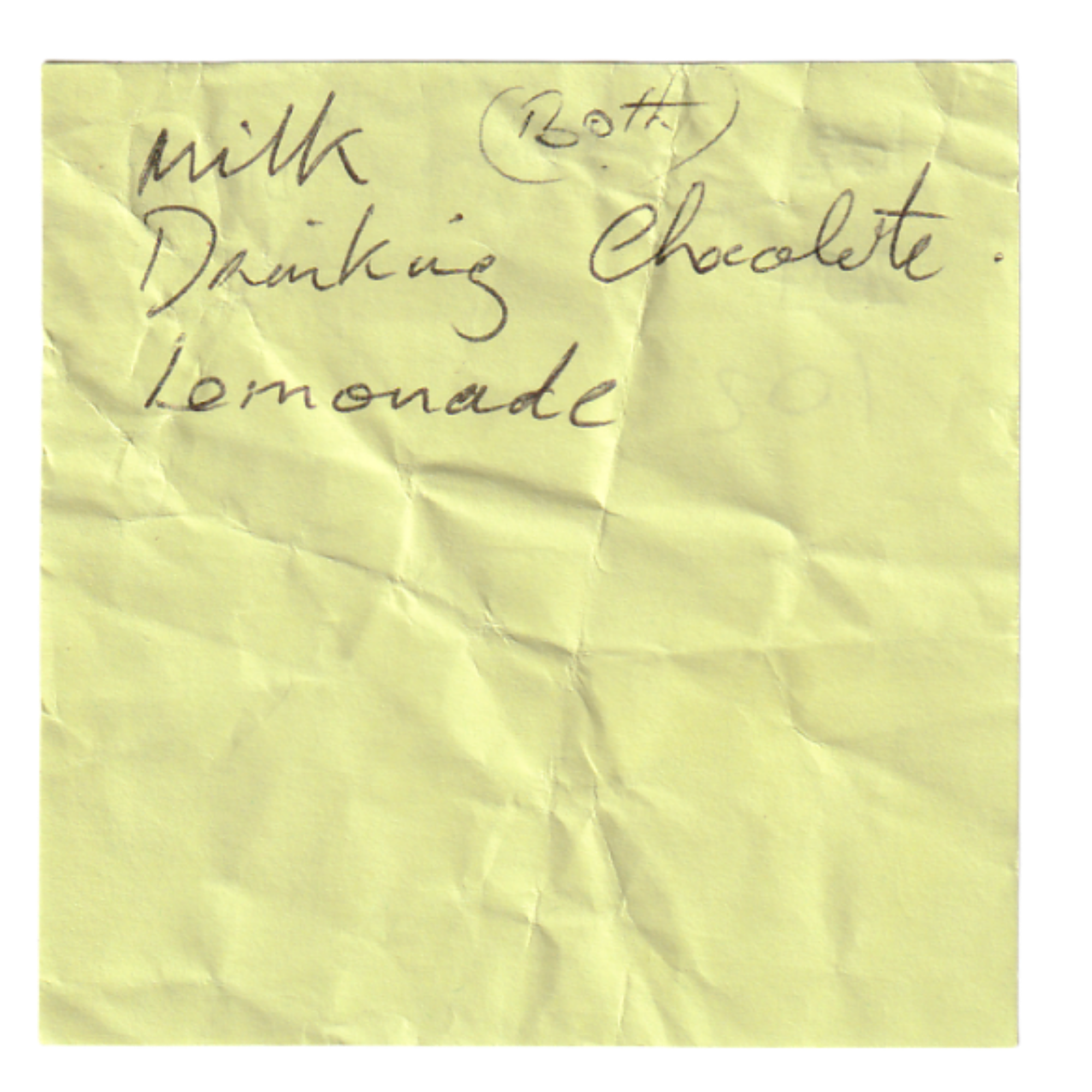 102. Sophie had been using Excel all morning so picked up milk formula. 
