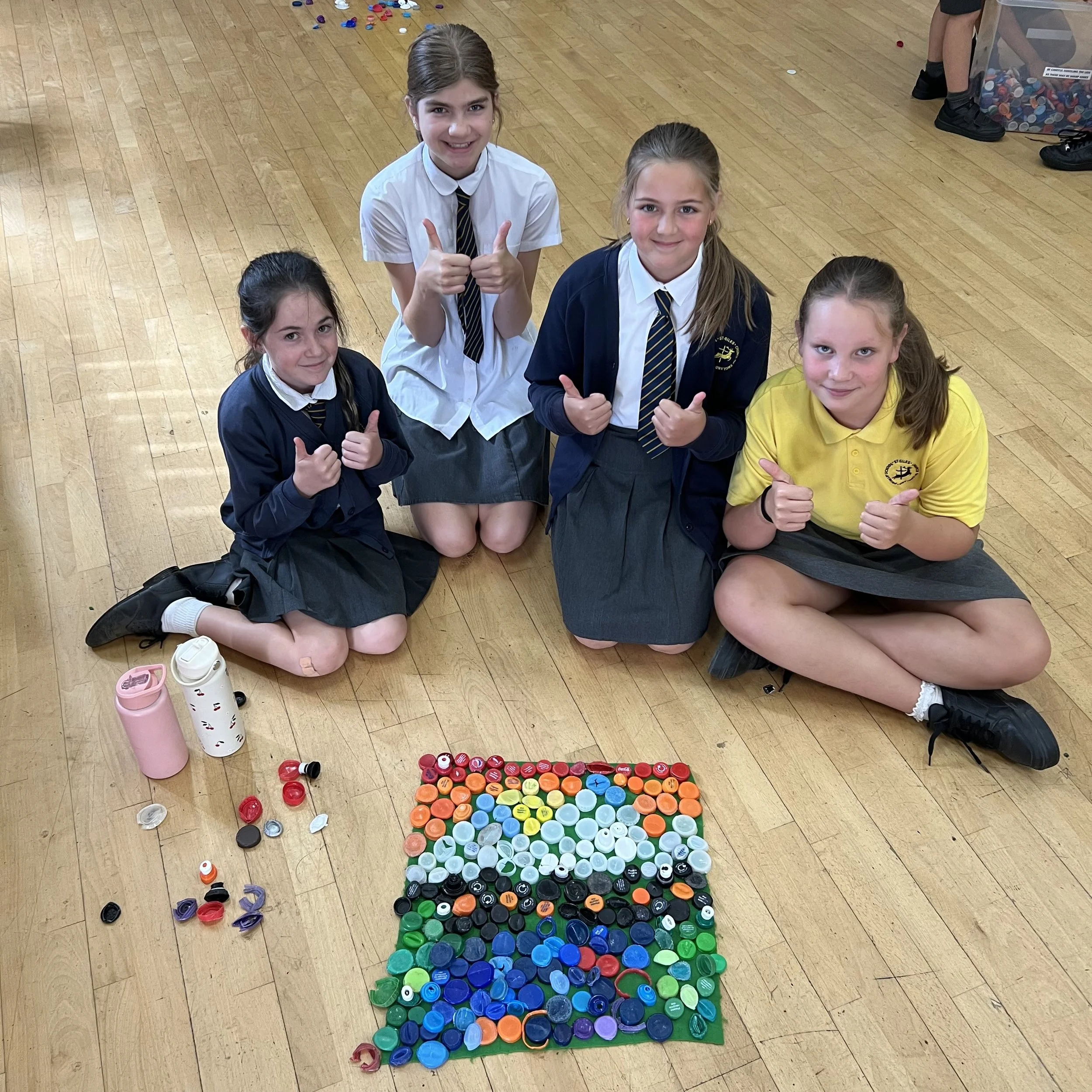 Pupils at St. Giles Primary School