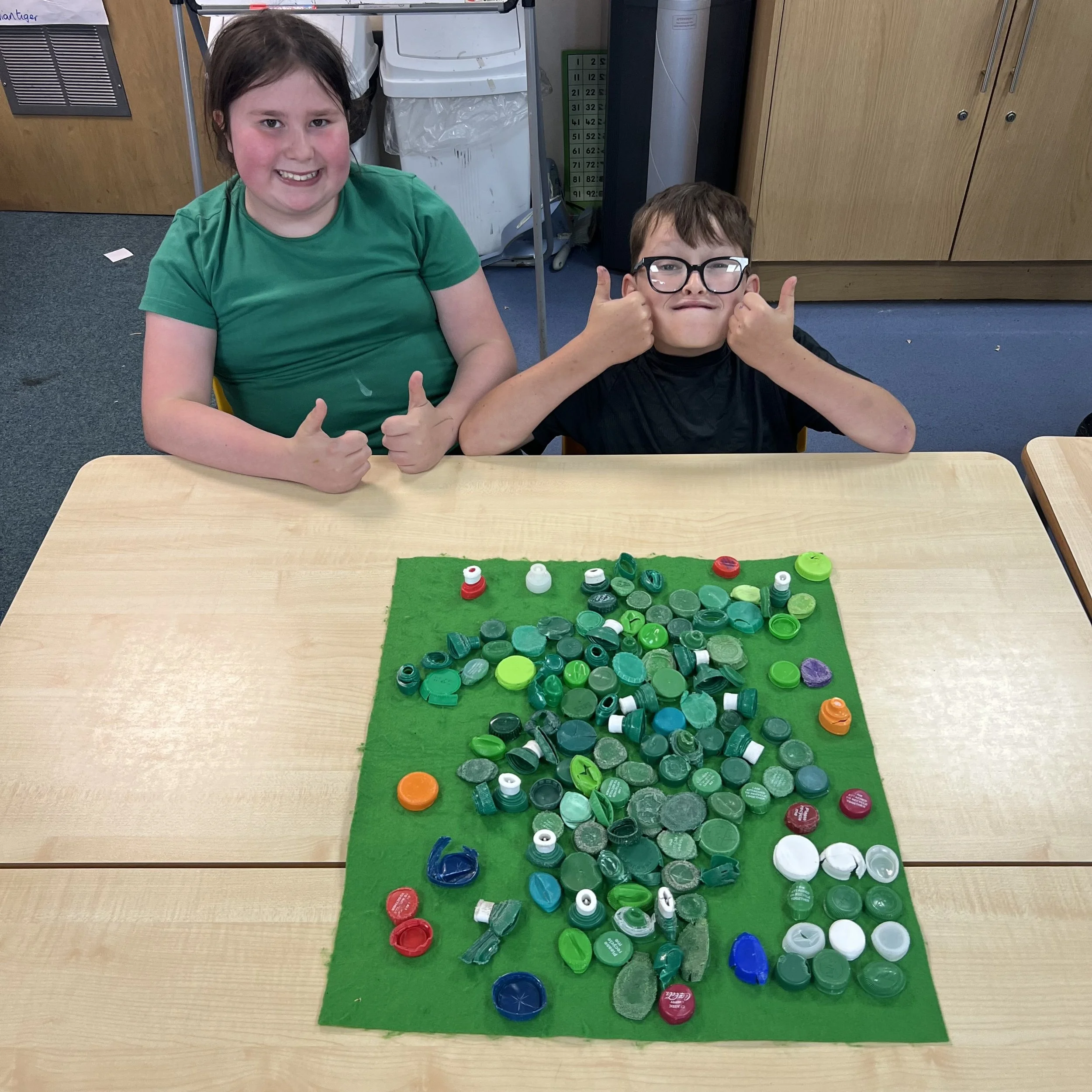 Pupils at Saxon Way Primary School