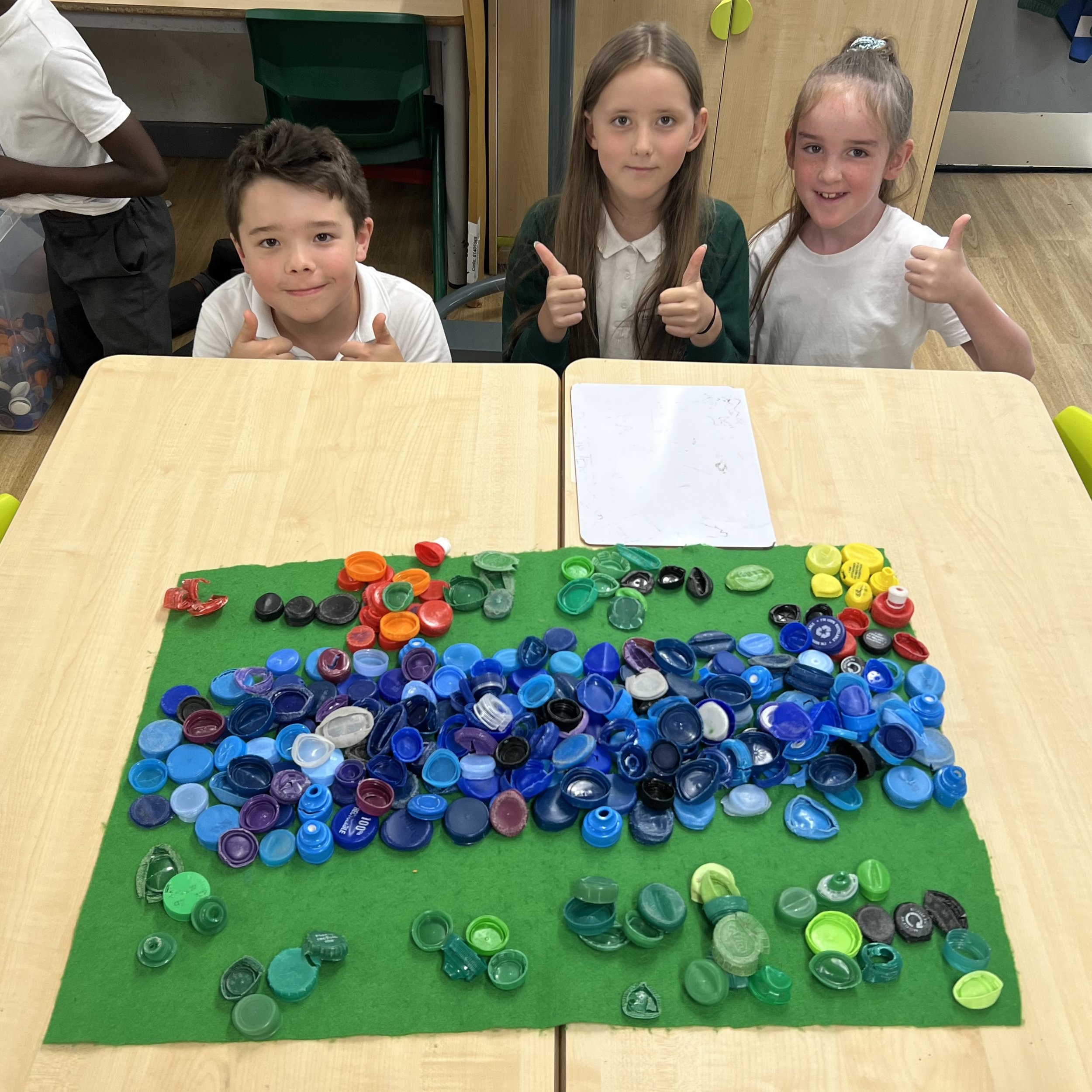 Pupils at Saxon Way Primary School
