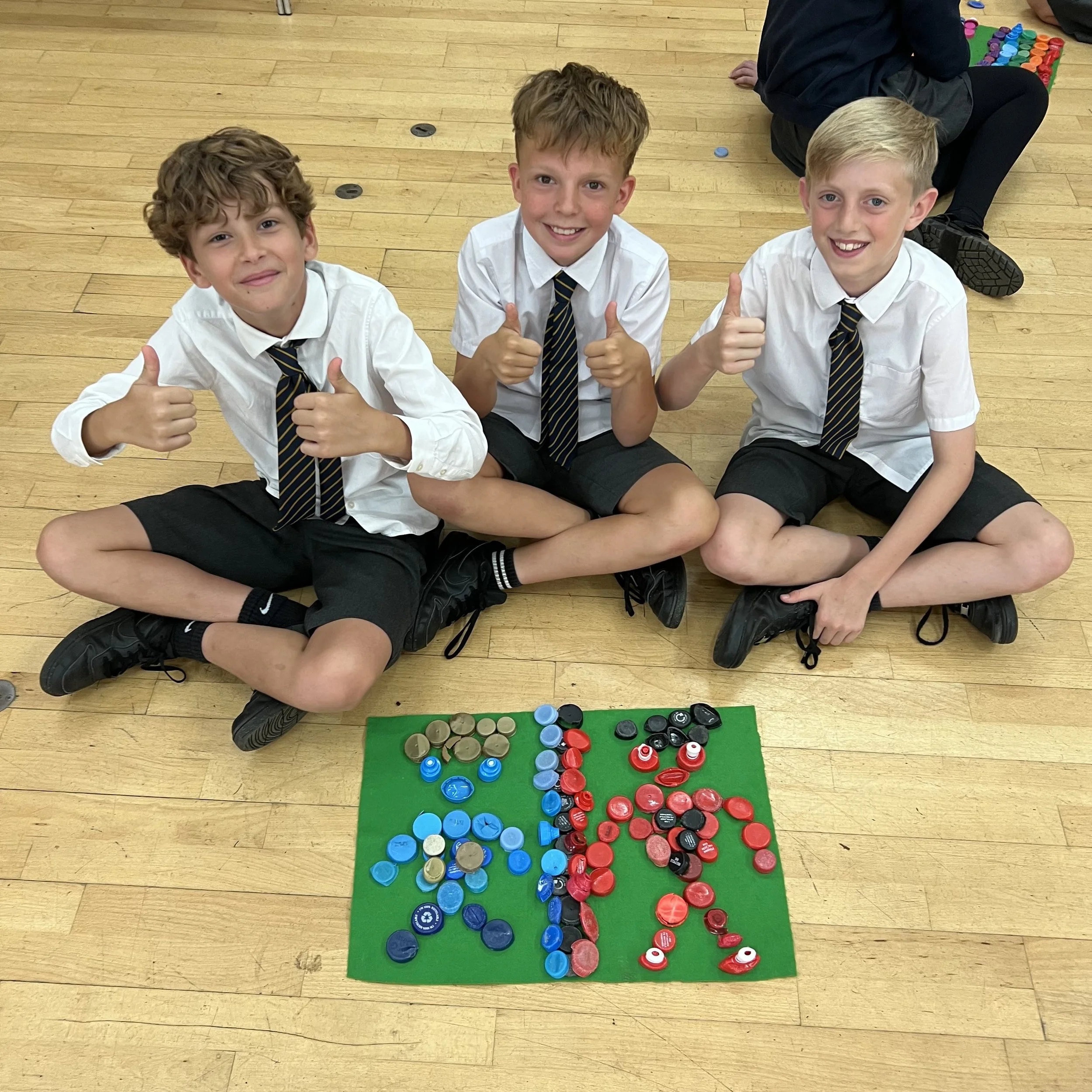 Pupils at St. Giles Primary School