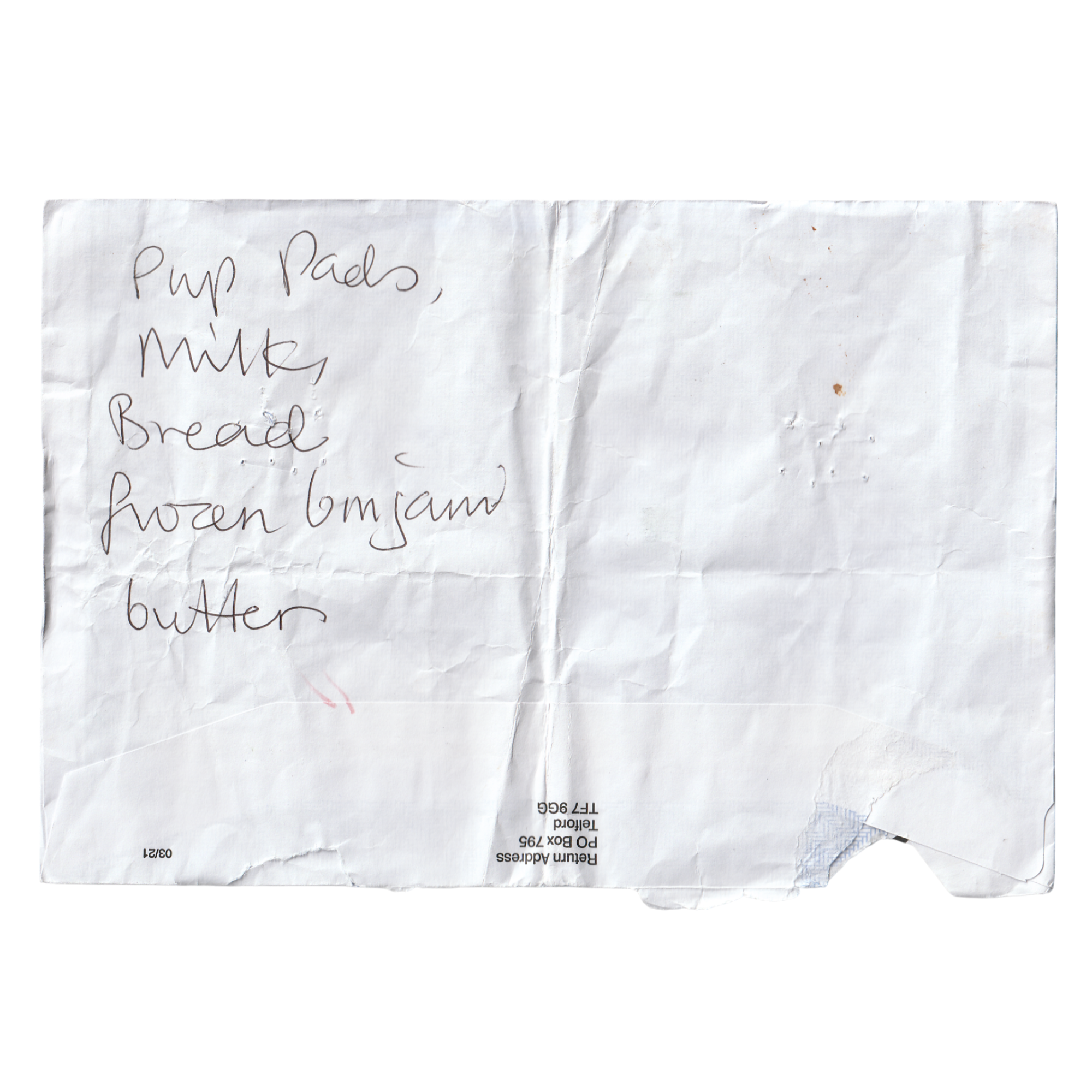 24. Postie Ralph did so well knowing exactly where this was being sent: Aisles 8, 2, 5, 9, then 3.