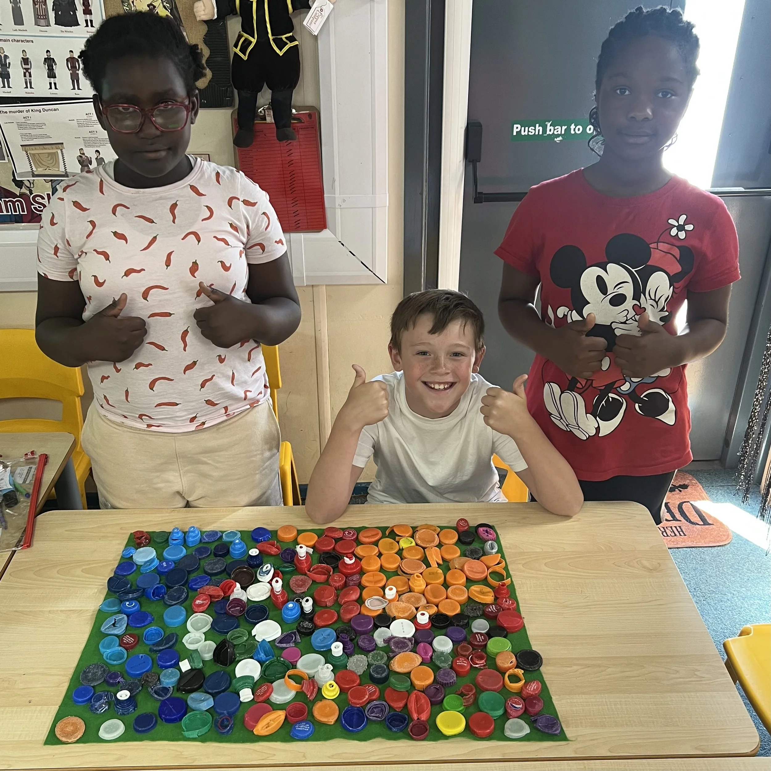 Pupils at Saxon Way Primary School