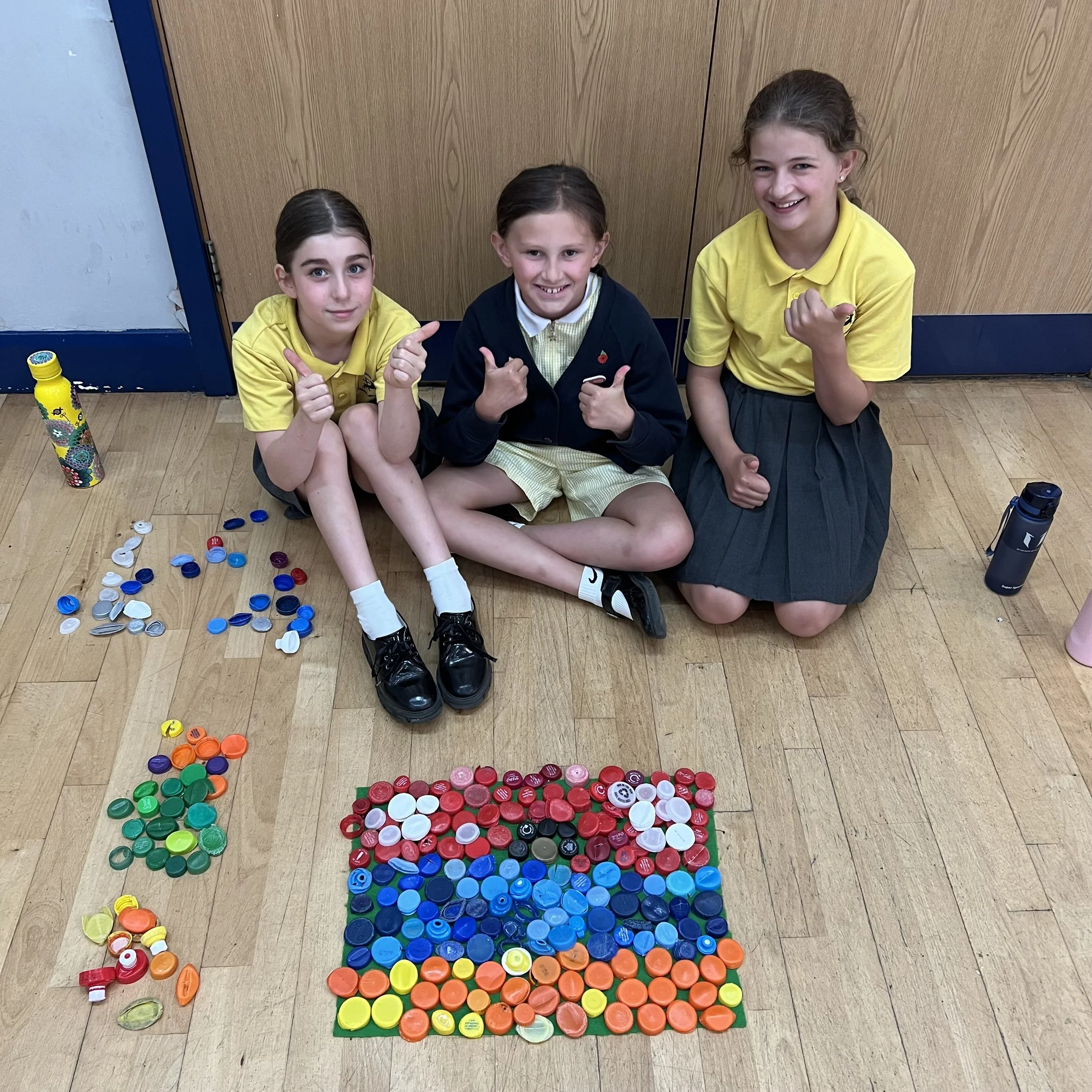 Pupils at St. Giles Primary School
