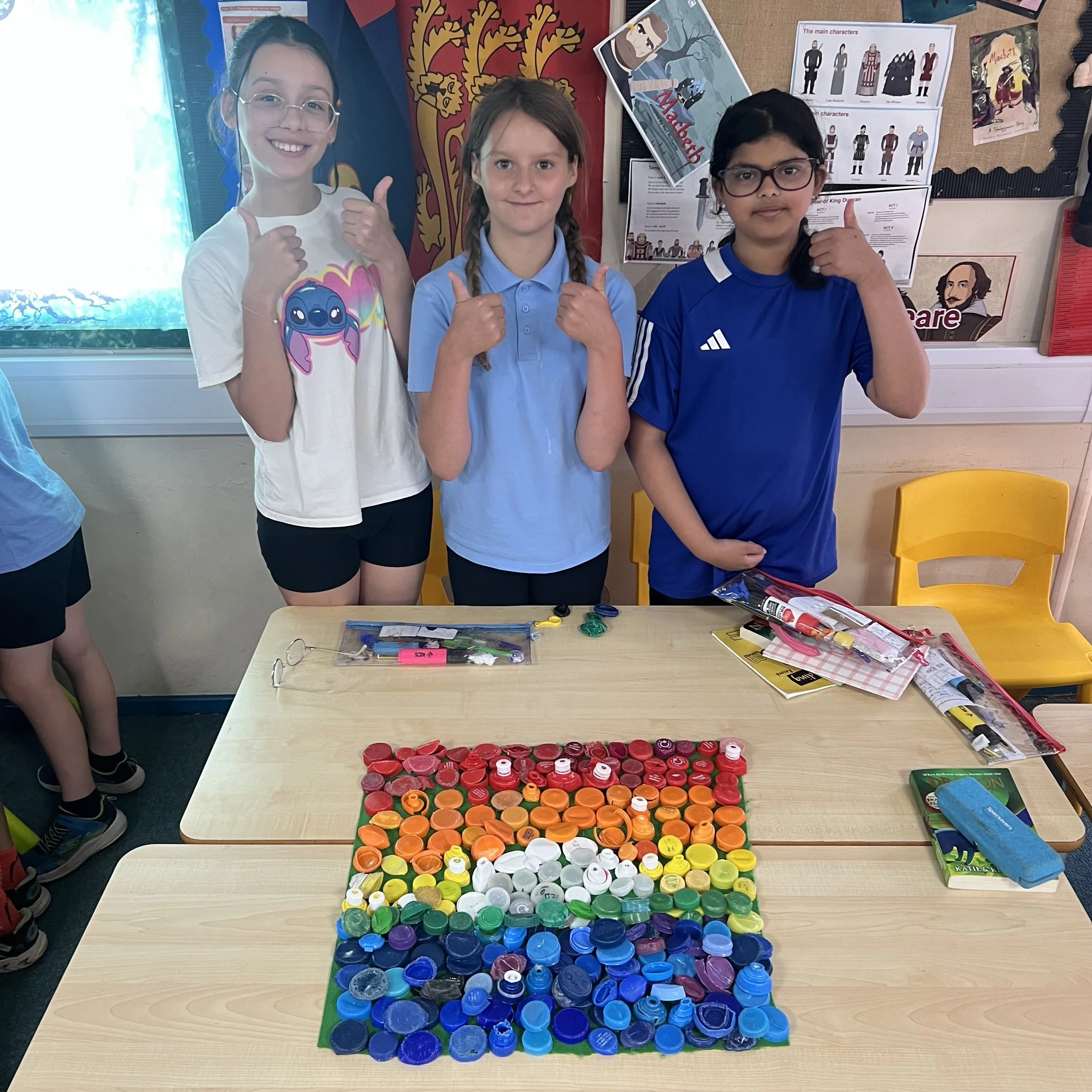 Pupils at Saxon Way Primary School