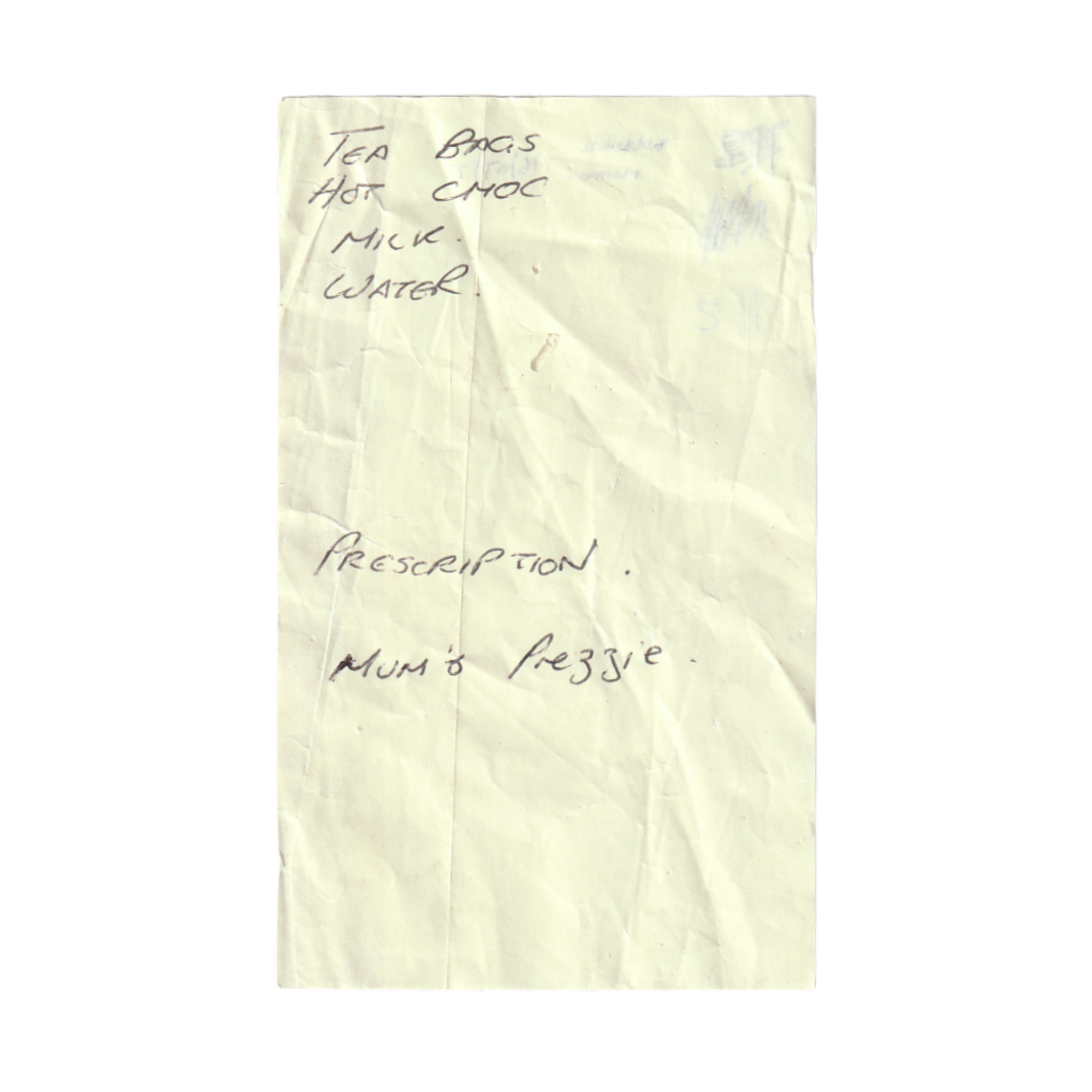 112. For a second, Dylan considered whether the Tetley, Galaxy hot choccie, posh milk, coconut water, or haemorrhoid gel would be good enough for his mum's birthday. In the end, he went to the pub.
