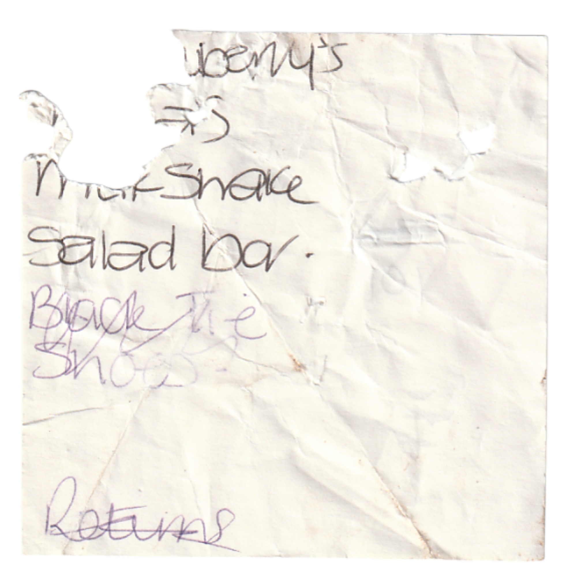 101. She got so hungry in the queue at the self-service counter that Brenda munched on the corner. It was not great. 
