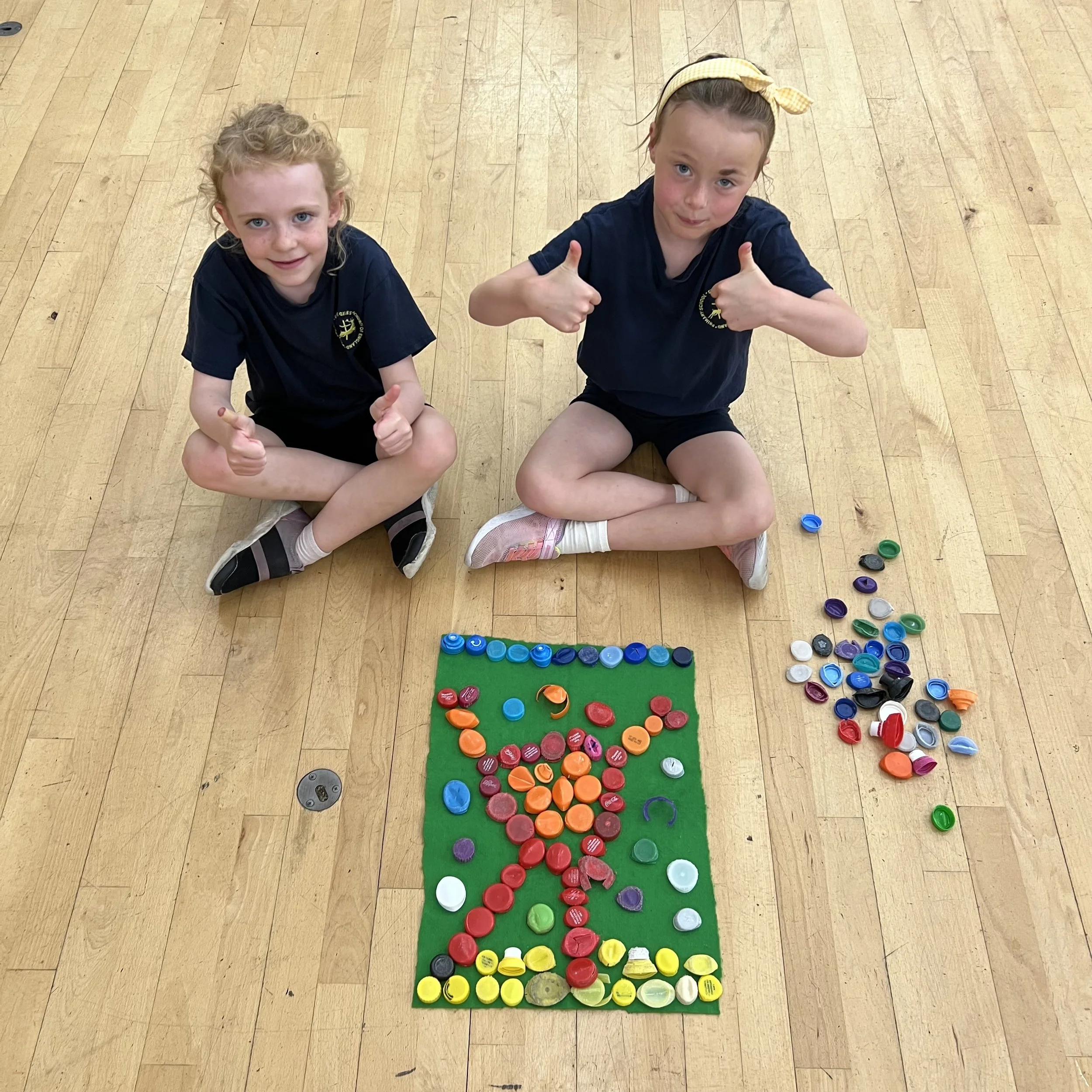 Pupils at St. Giles Primary School