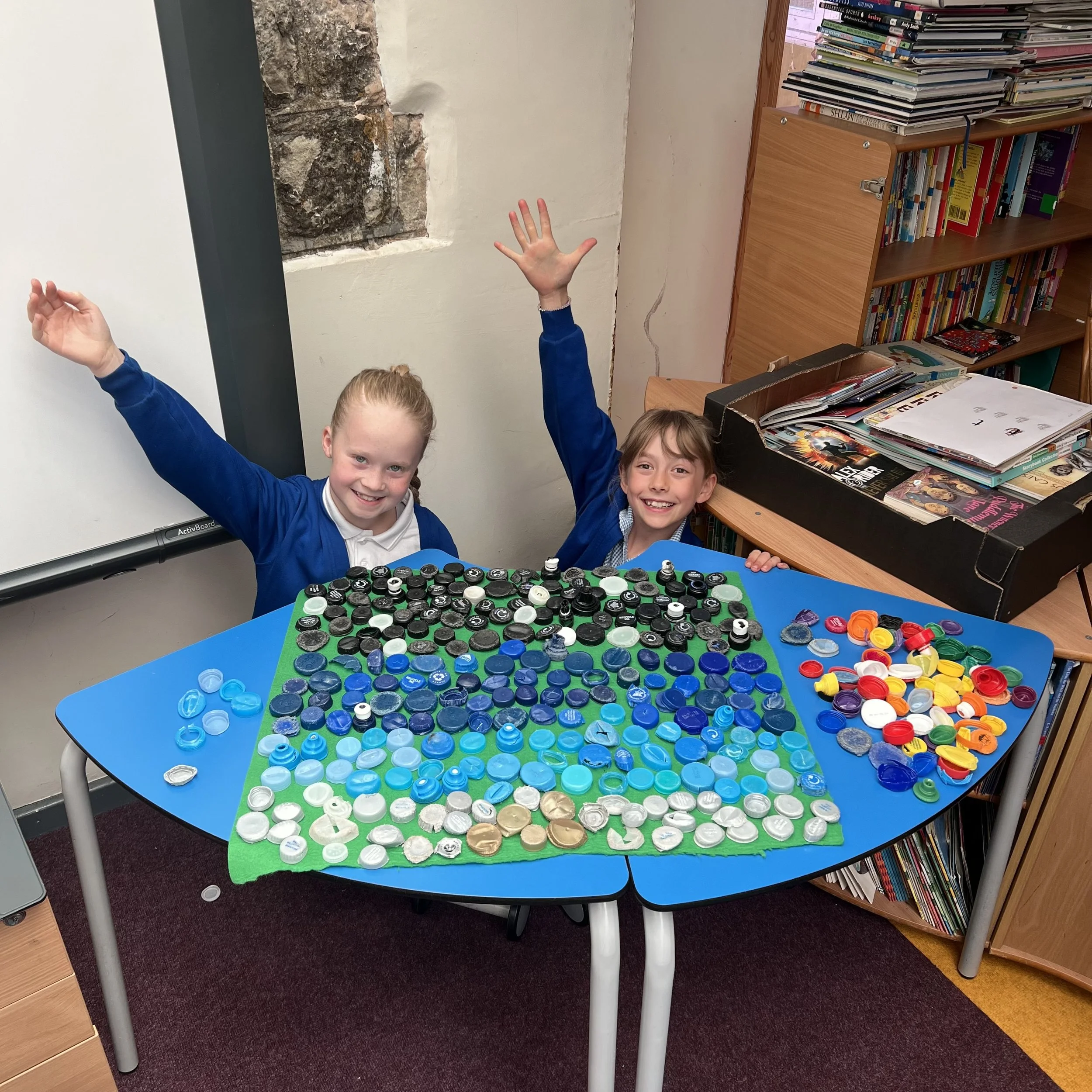Pupils at Aldington Primary School