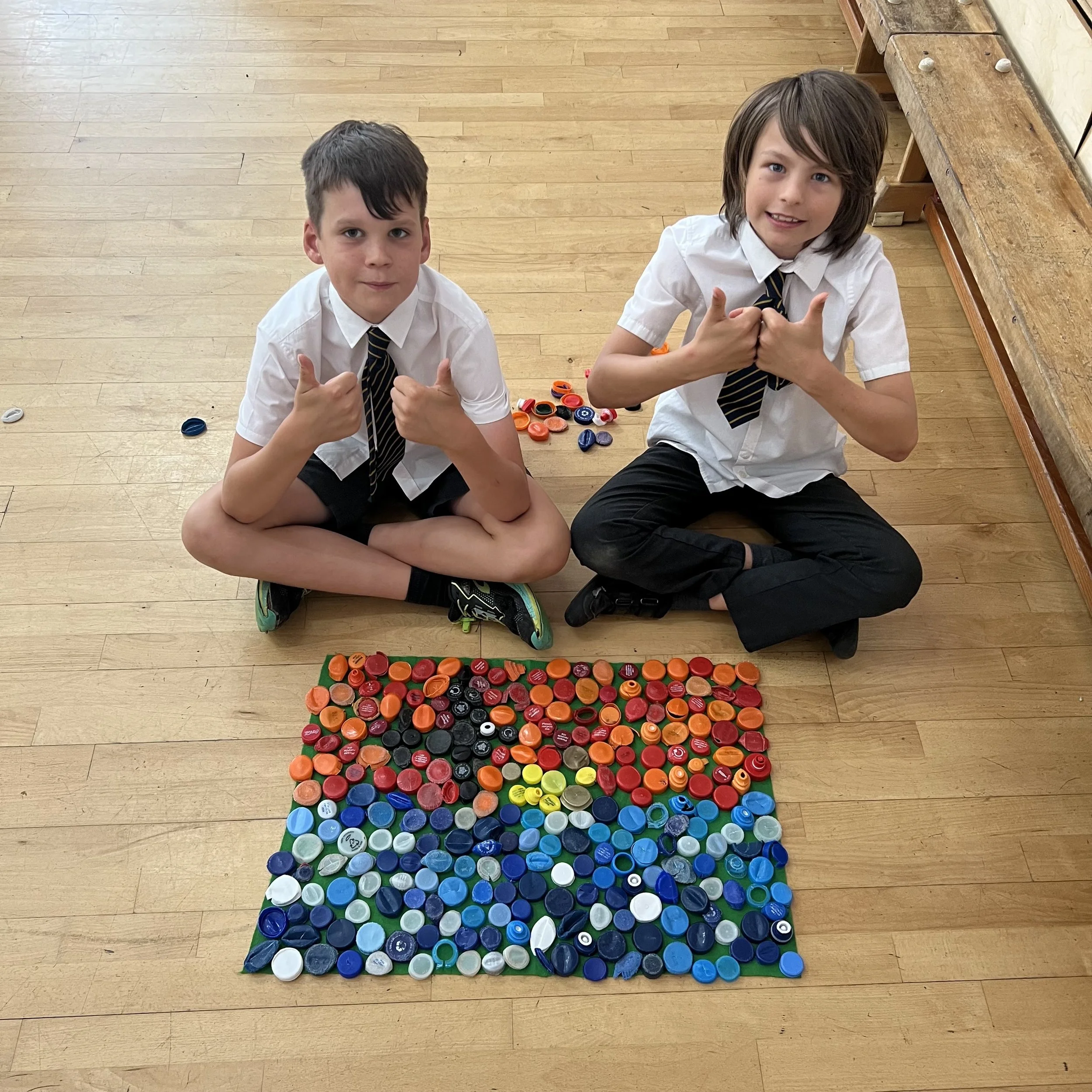 Pupils at St. Giles Primary School