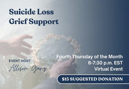 Suicide Loss Grief Support — For Grief | A New Vision for Grief Support ...