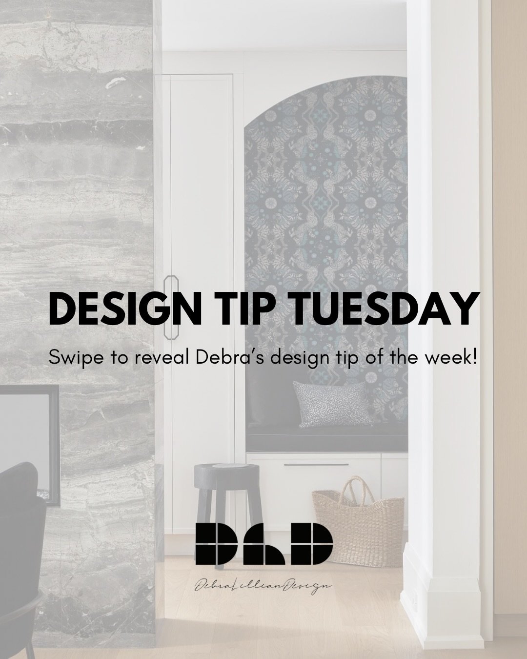It&rsquo;s Design Tip Tuesday - Swipe to reveal my design tip of the week!

Designed by DebraLillianDesign @debra_salmoni
Photography by @lomillerphoto
Styled by @_meandmo_